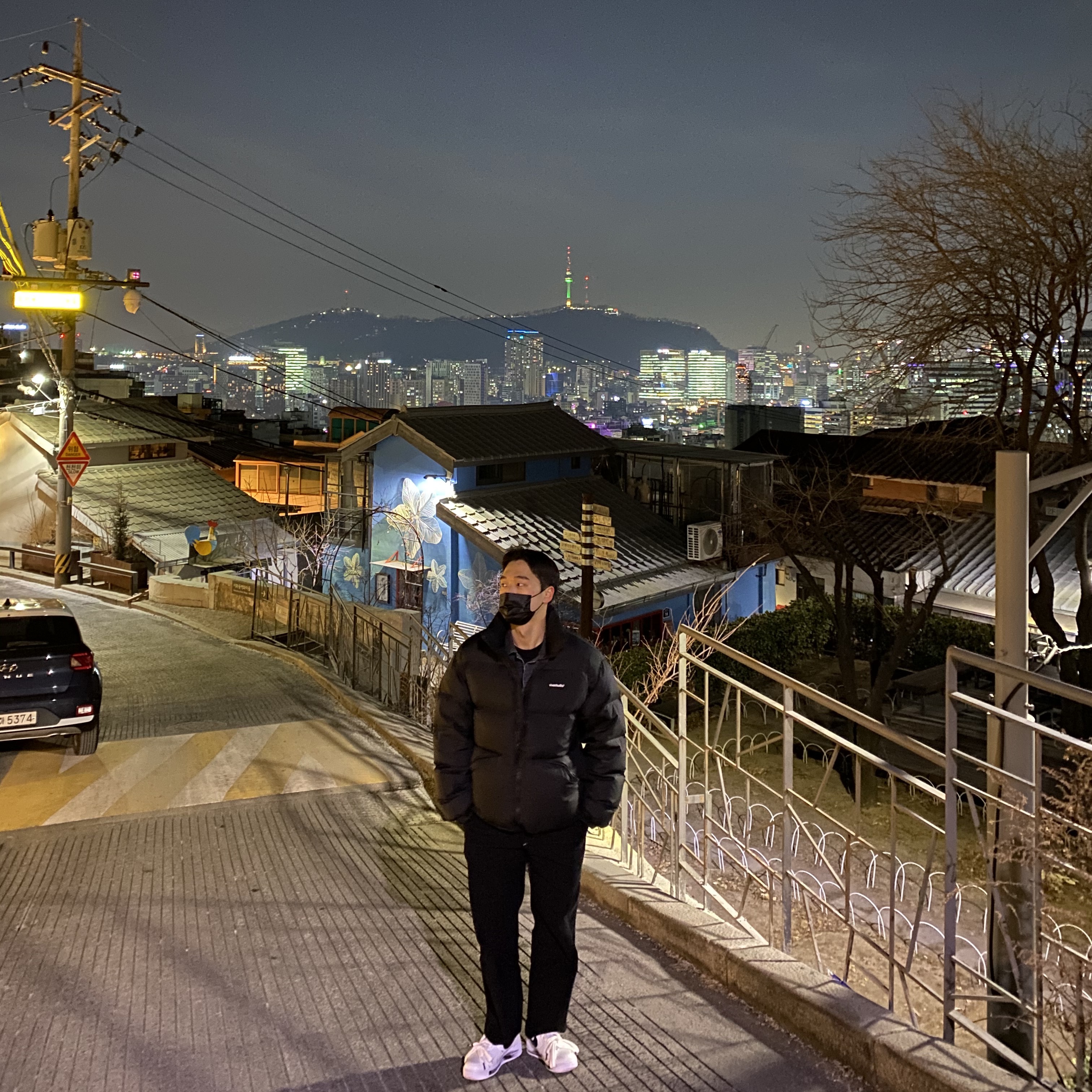 Nike x Peaceminusone Air Force 1 Low Para-Noise 2.0 착용 스타일
