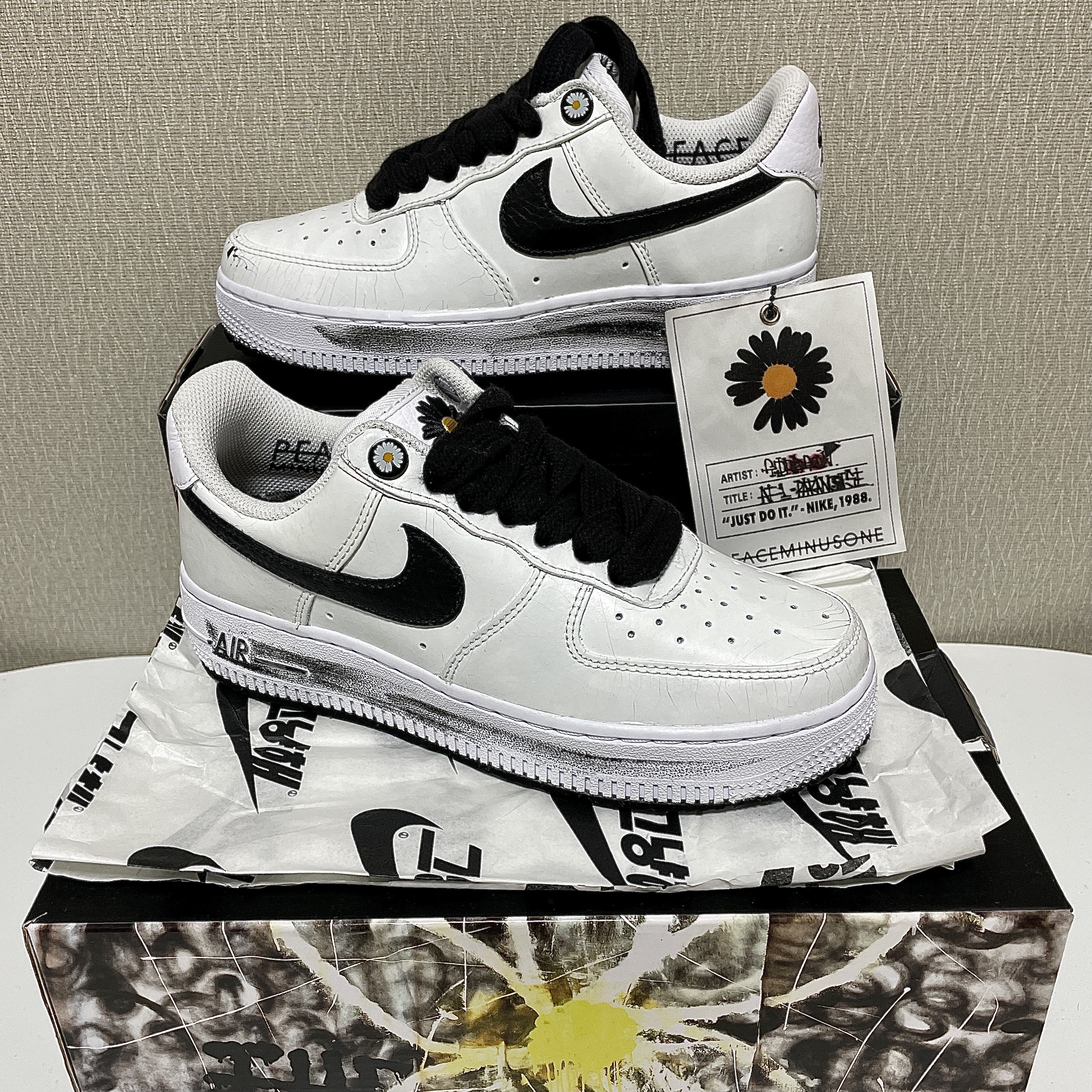 Nike x Peaceminusone Air Force 1 Low Para-Noise 2.0 착용 스타일 - 1