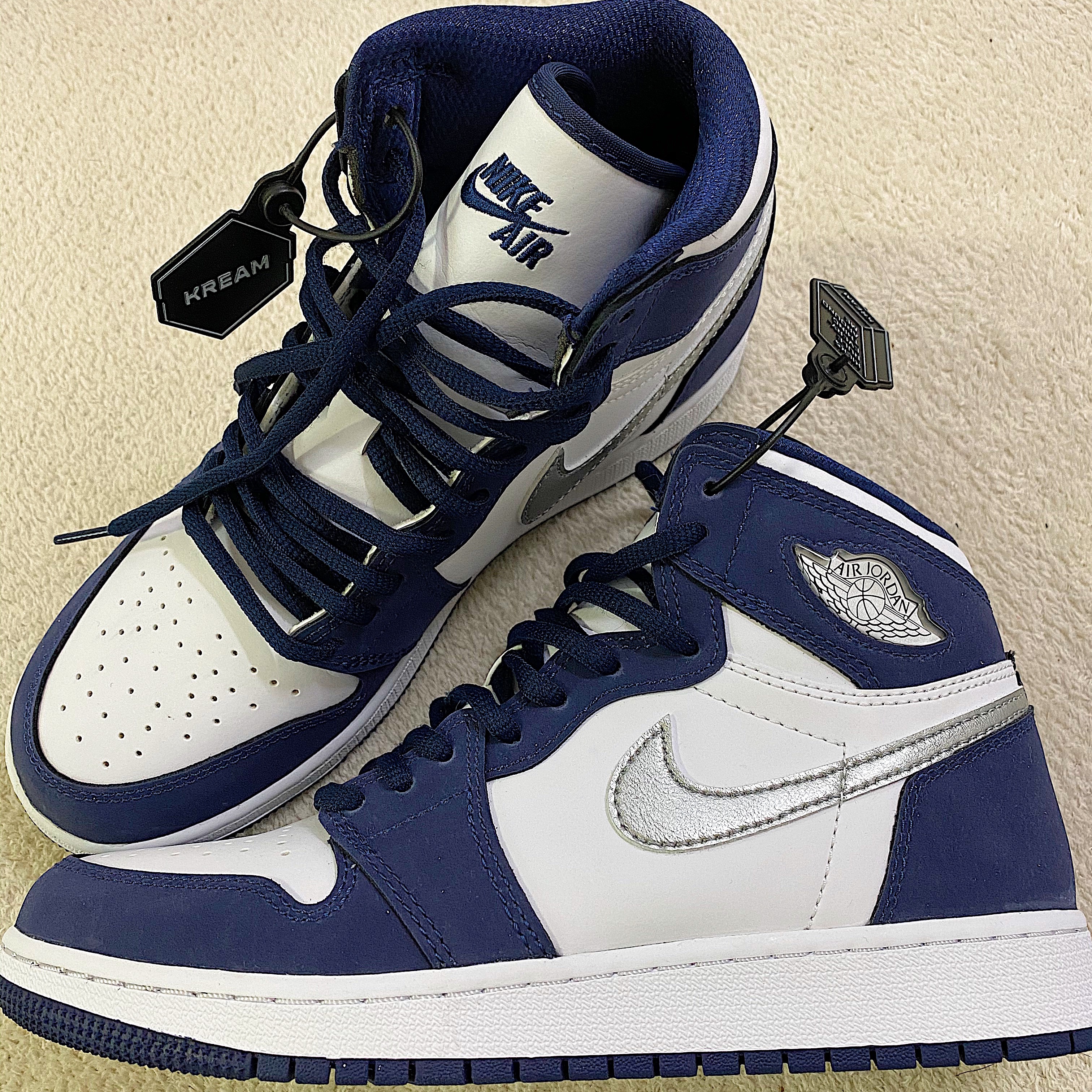(GS) Jordan 1 Retro High OG CO.JP Midnight Navy, Jordan 1 Retro High OG CO.JP Midnight Navy 착용 스타일