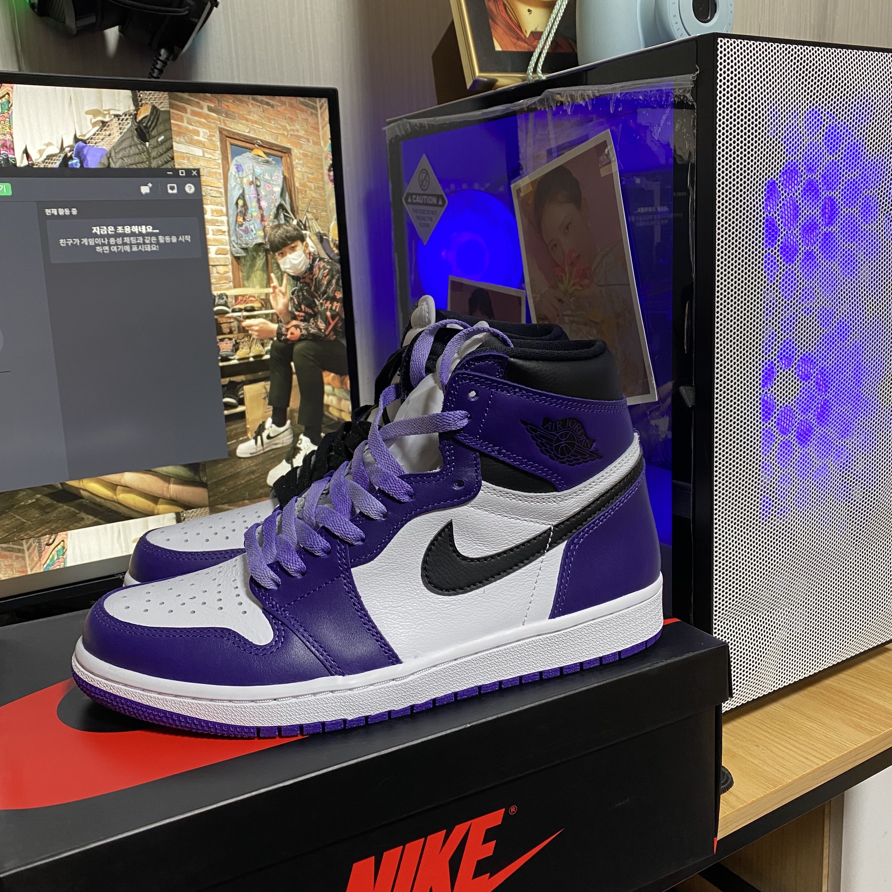 Jordan 1 Retro High OG Court Purple 2020 착용 스타일