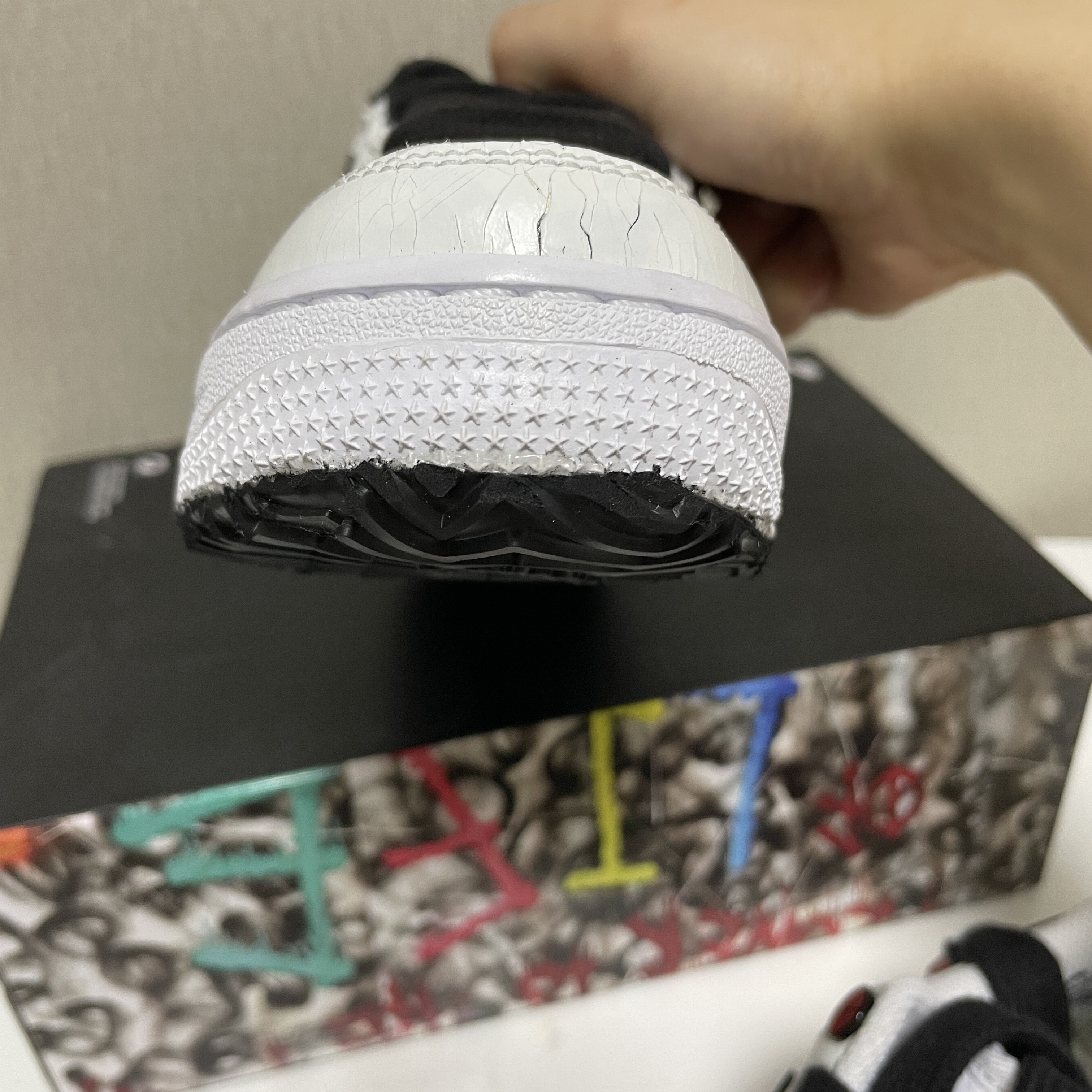 Nike x Peaceminusone Air Force 1 Low Para-Noise 2.0 착용 스타일 - 5