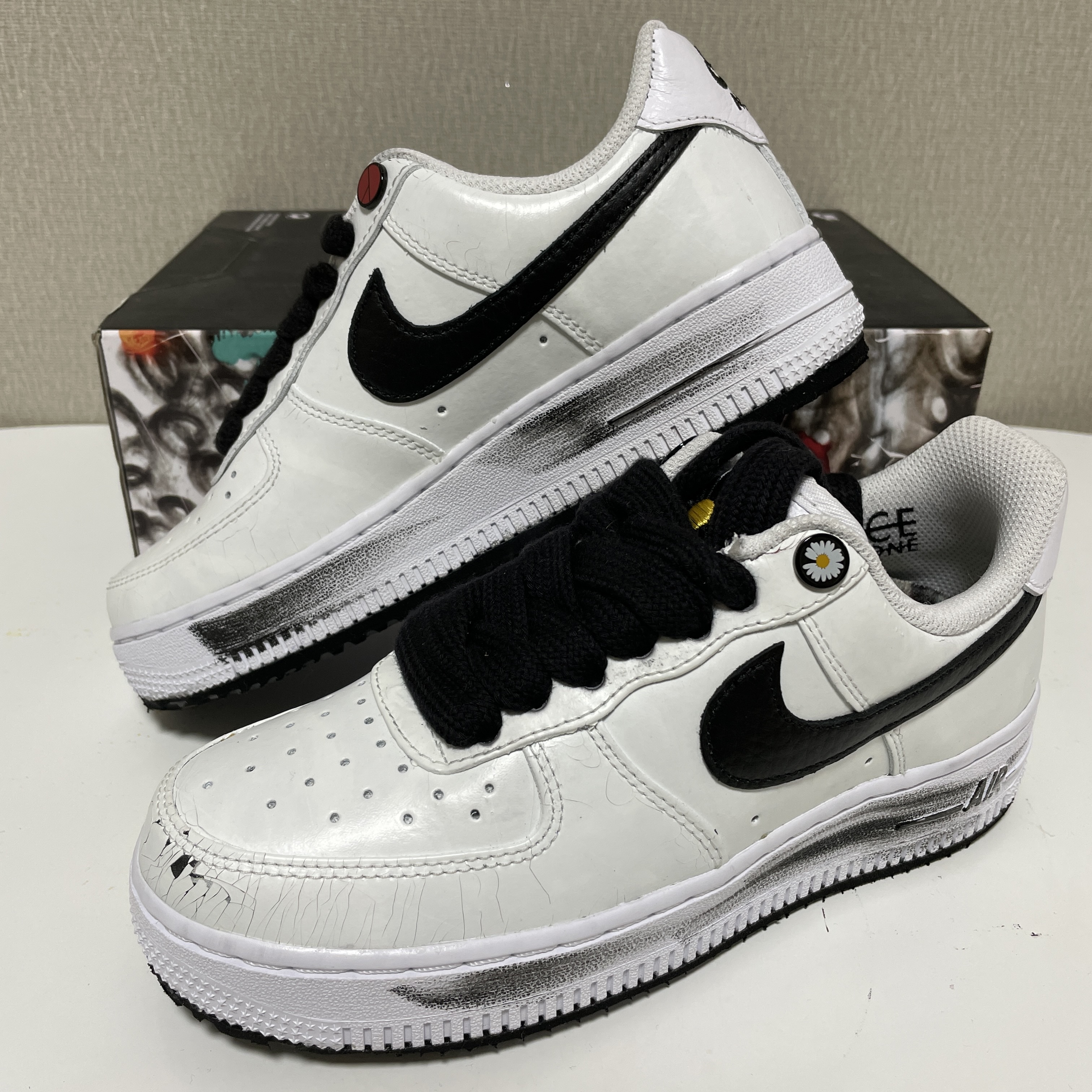 Nike x Peaceminusone Air Force 1 Low Para-Noise 2.0 착용 스타일 - 4