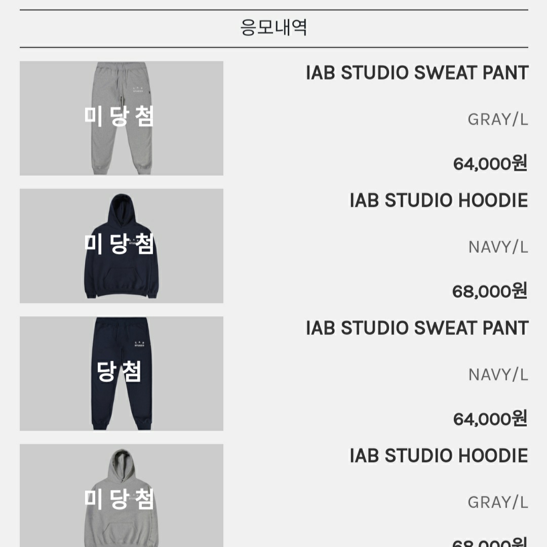IAB Studio Sweatpants Navy - 21SS 착용 스타일