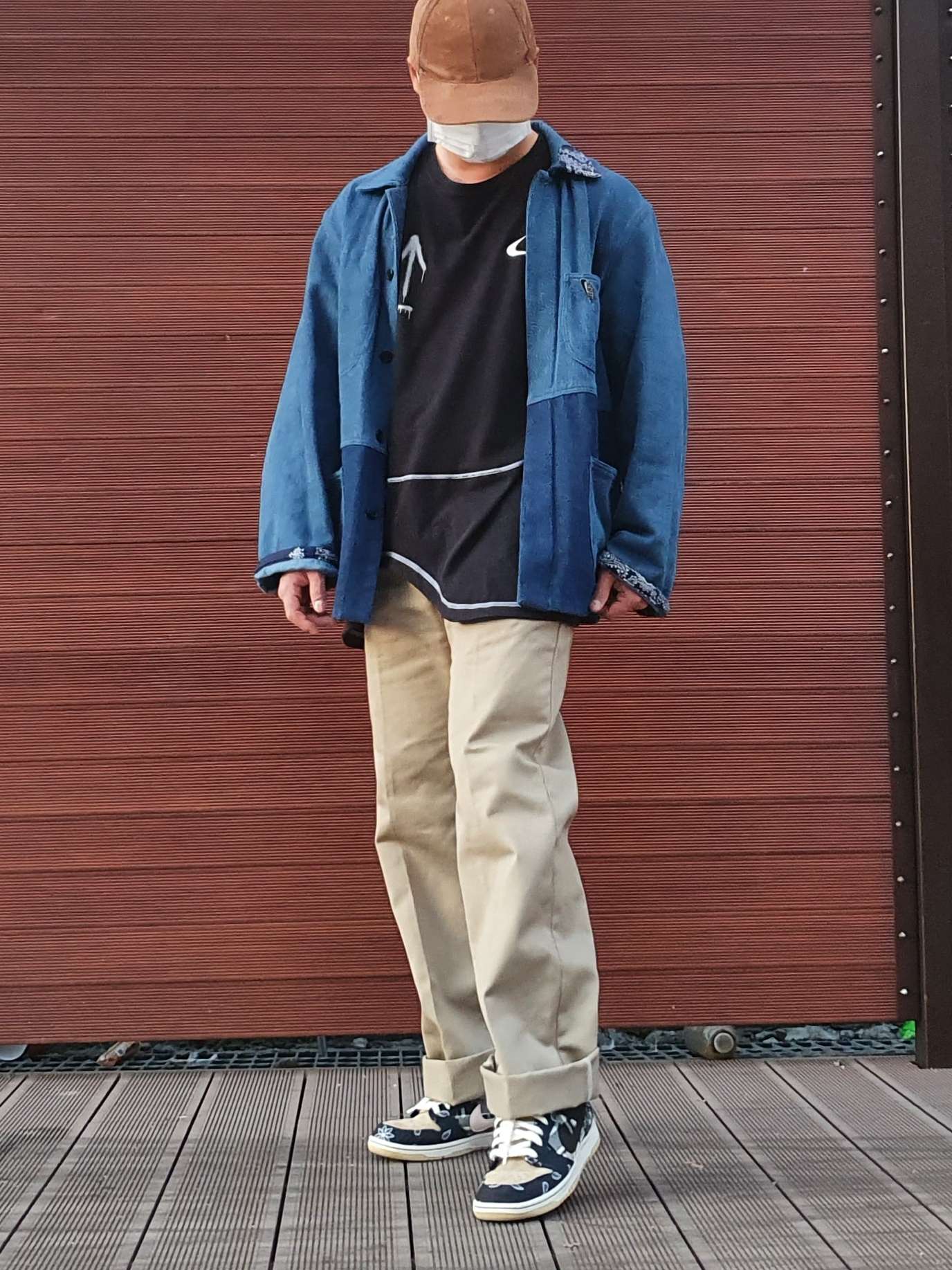 Nike x Travis Scott SB Dunk Low 착용 스타일