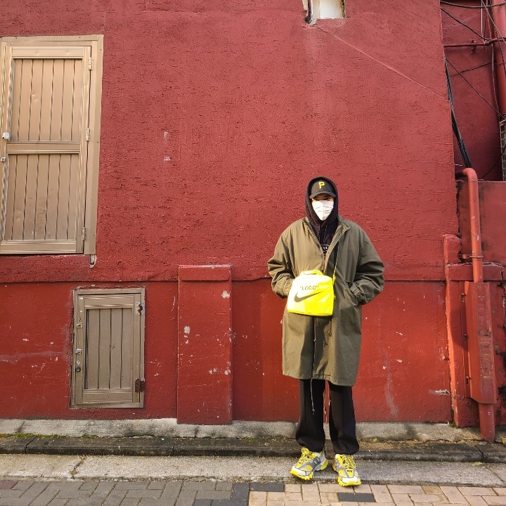 Balenciaga Track Sneakers Yellow Black White 2019 착용 스타일