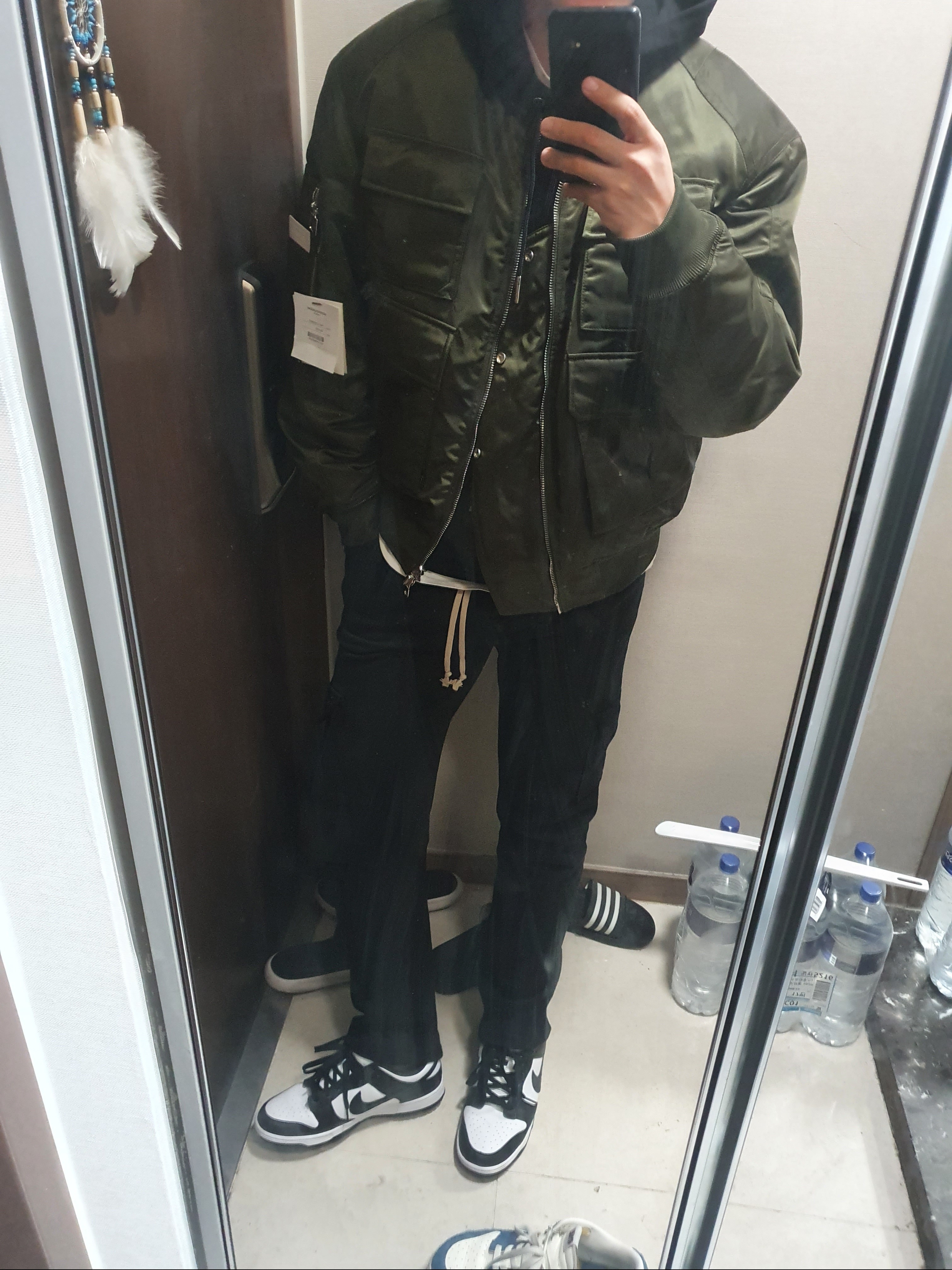 Nike Dunk Low Retro Black 착용 스타일