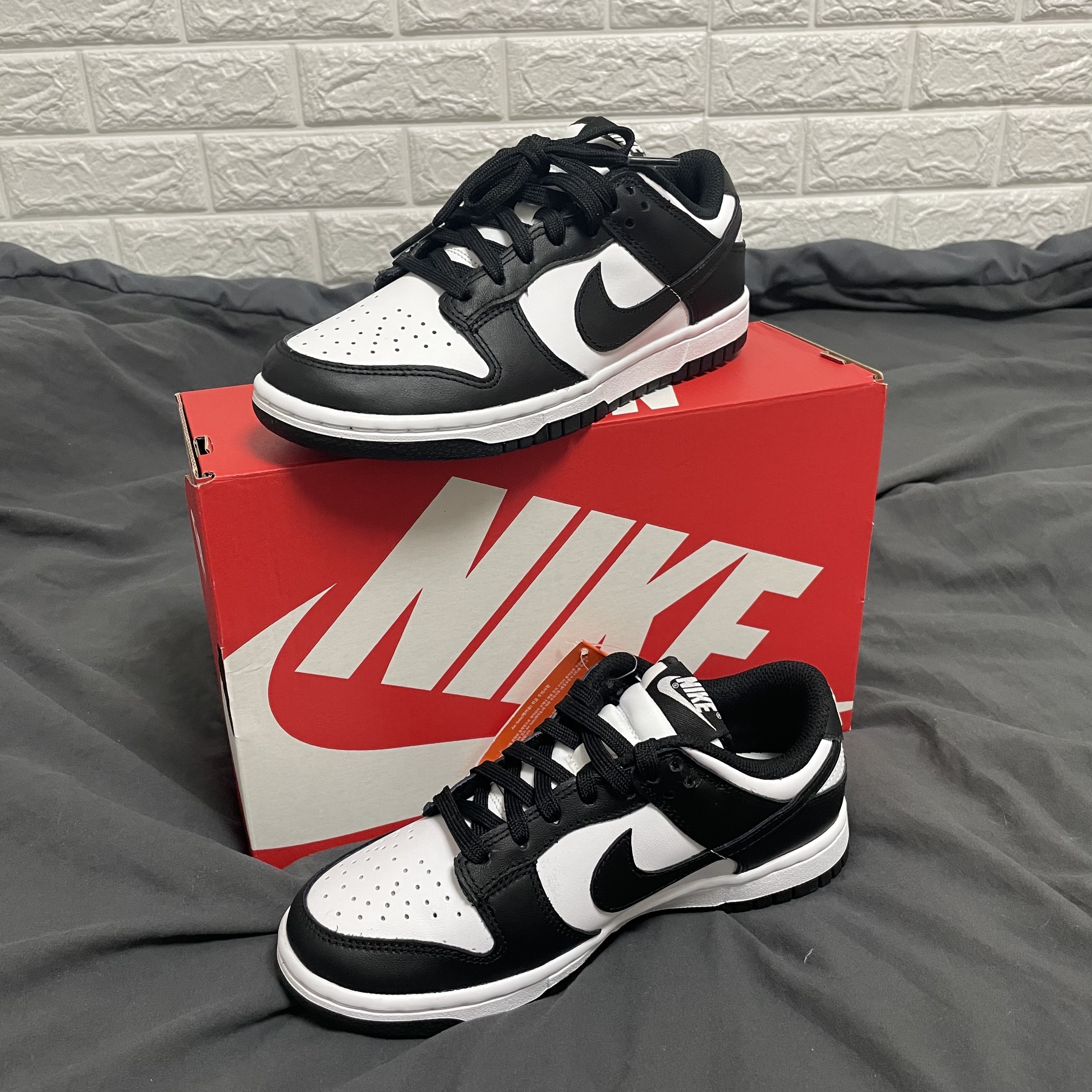 Nike Dunk Low Retro Black, (W) Nike Dunk Low Black 착용 스타일