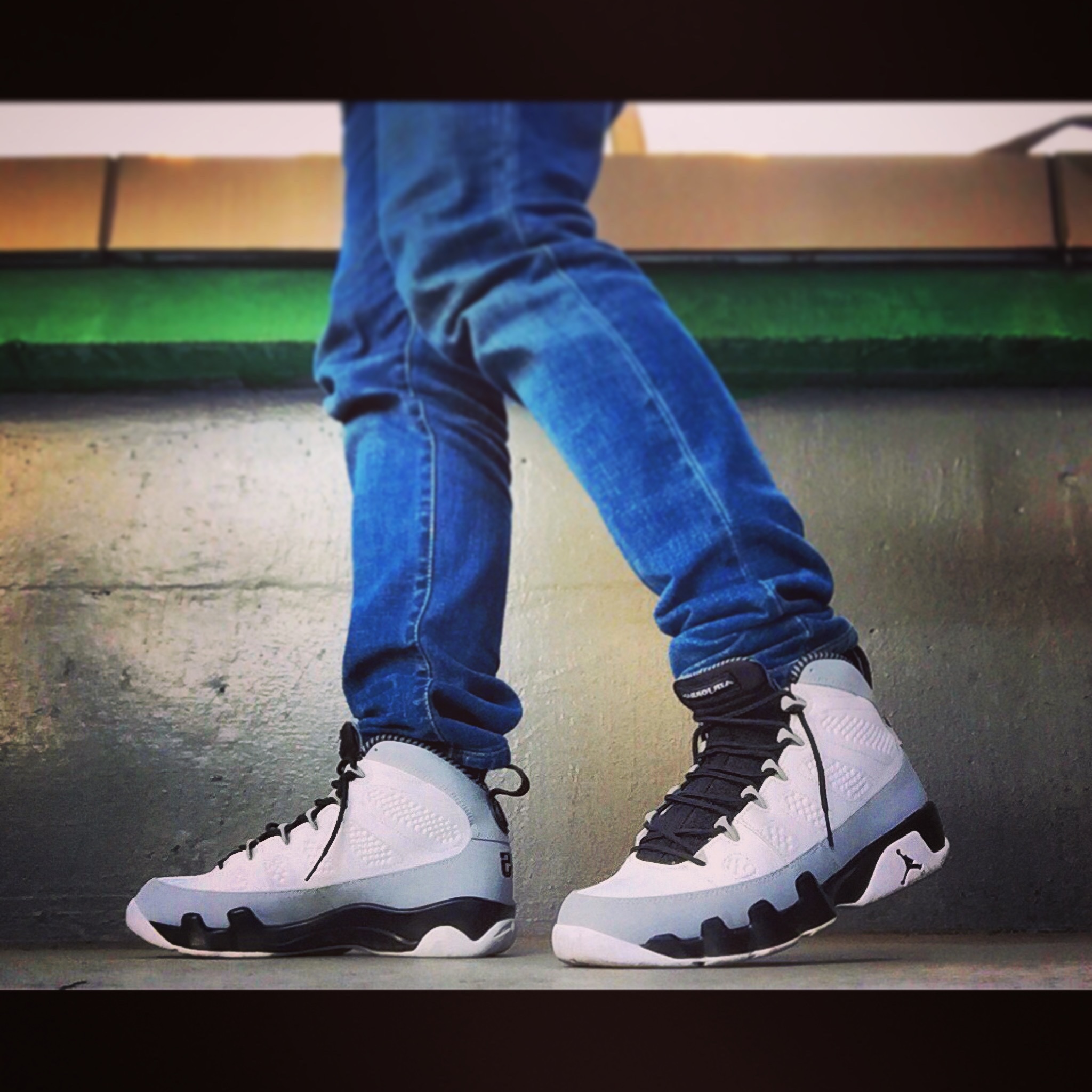 Jordan 9 Retro Barons 착용 스타일 - 1