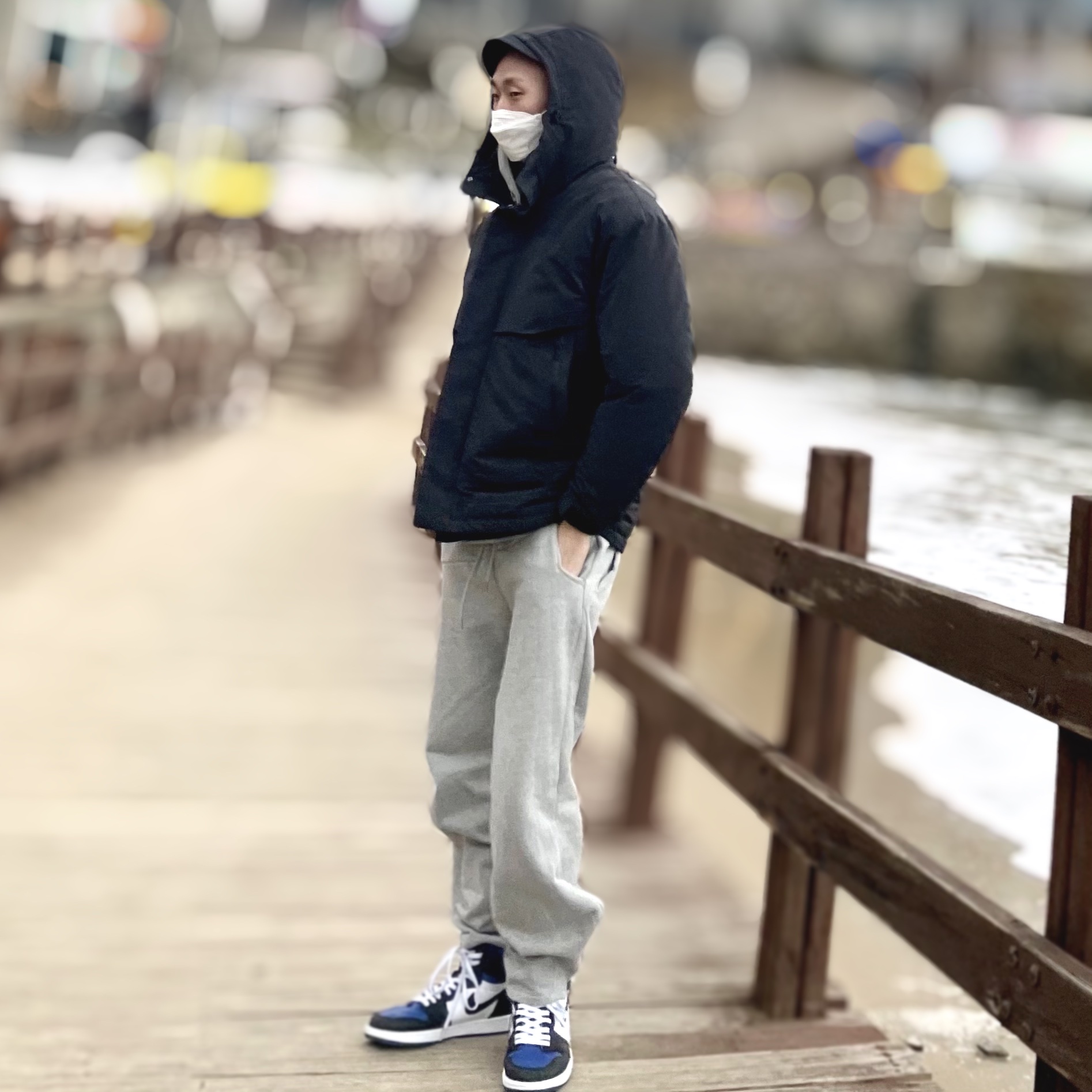 Jordan 1 Retro High OG Royal Toe 착용 스타일 - 1