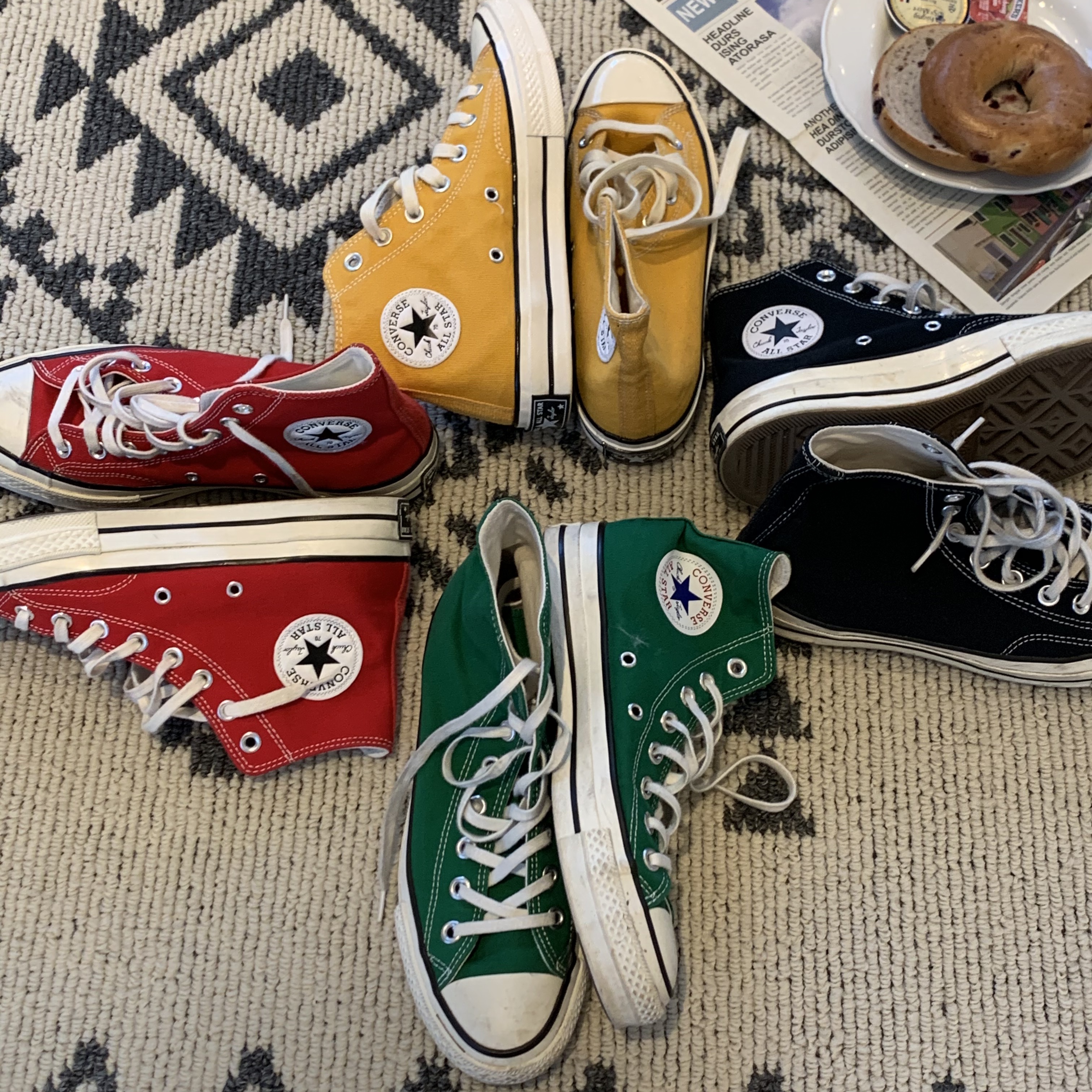 Converse Chuck 70 Hi Black 착용 스타일