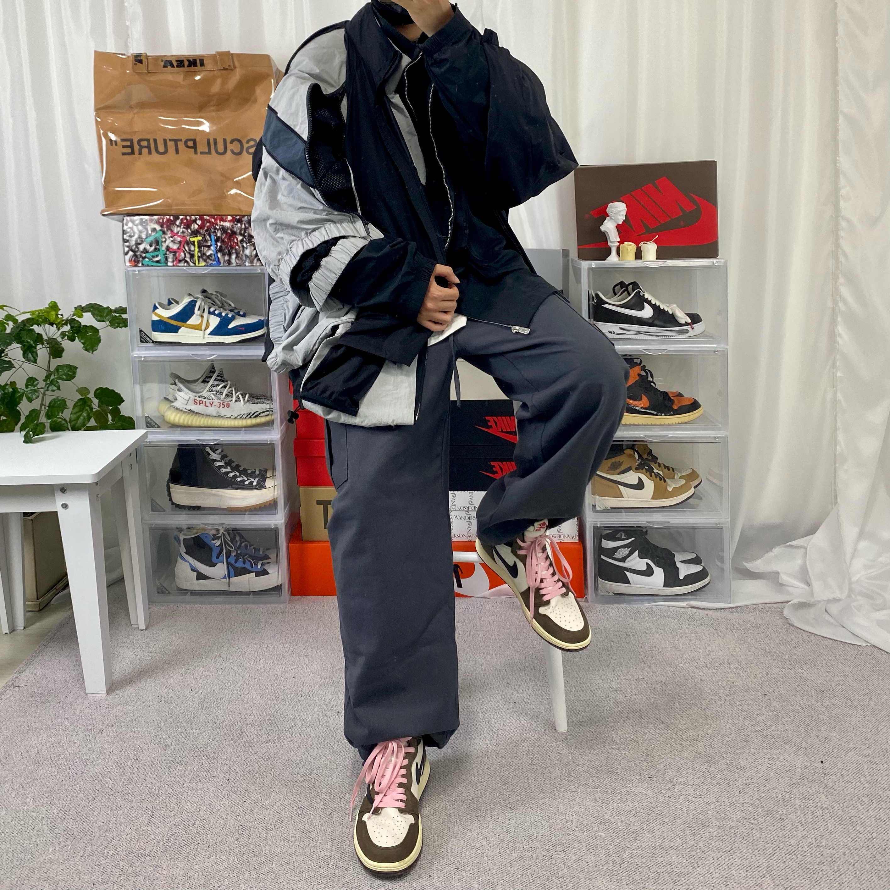 Jordan 1 x Travis Scott Retro High OG SP Mocha 착용 스타일