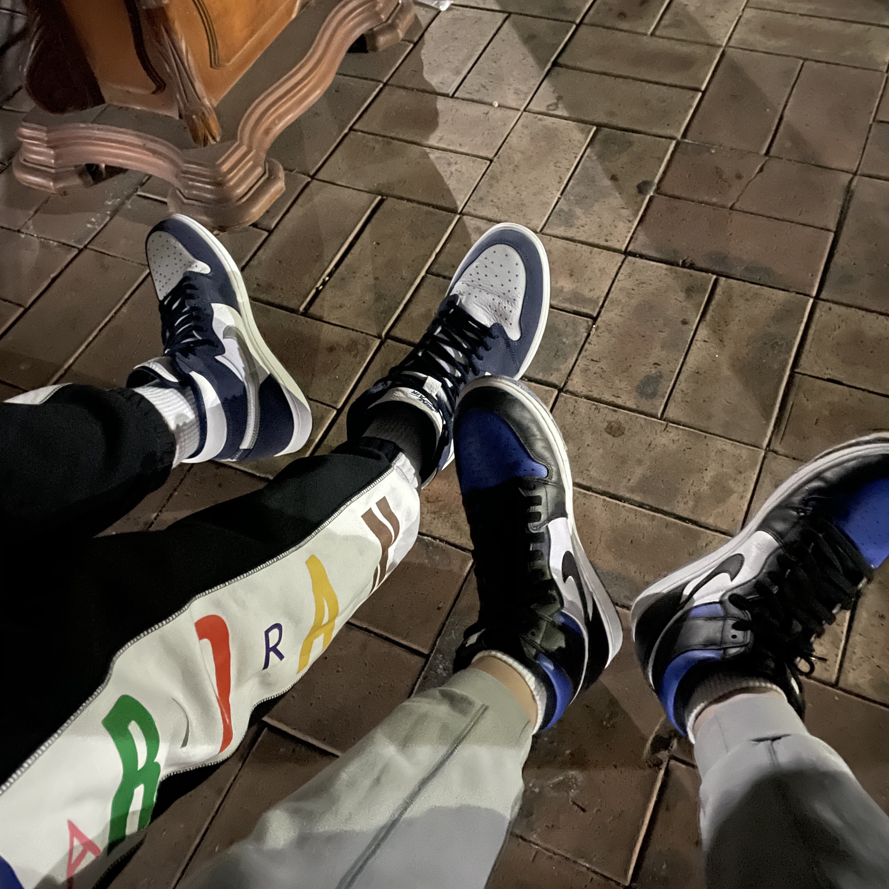 Jordan 1 Retro High OG Royal Toe 착용 스타일