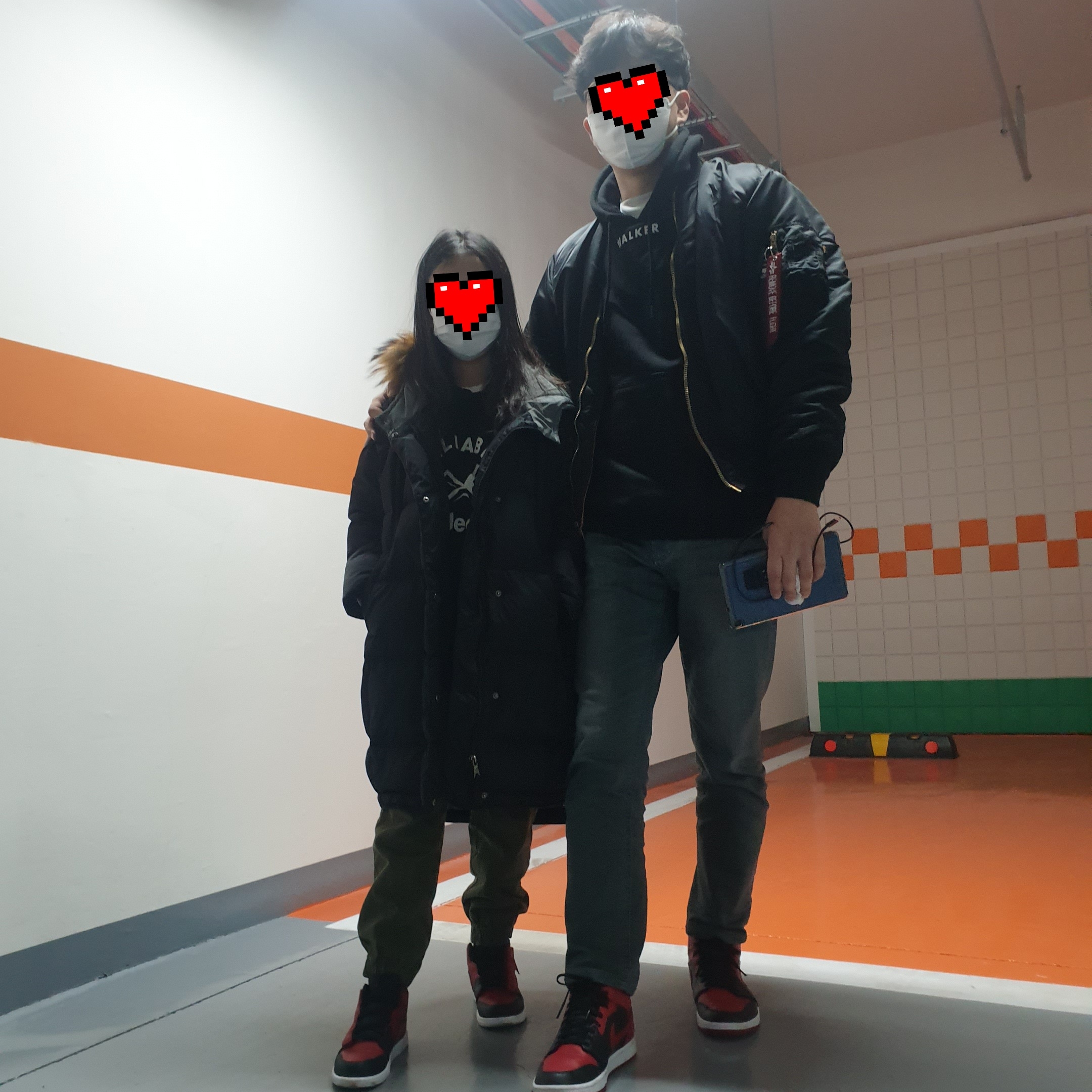 Jordan 1 Mid Bred Banned 2020 착용 스타일 - 2