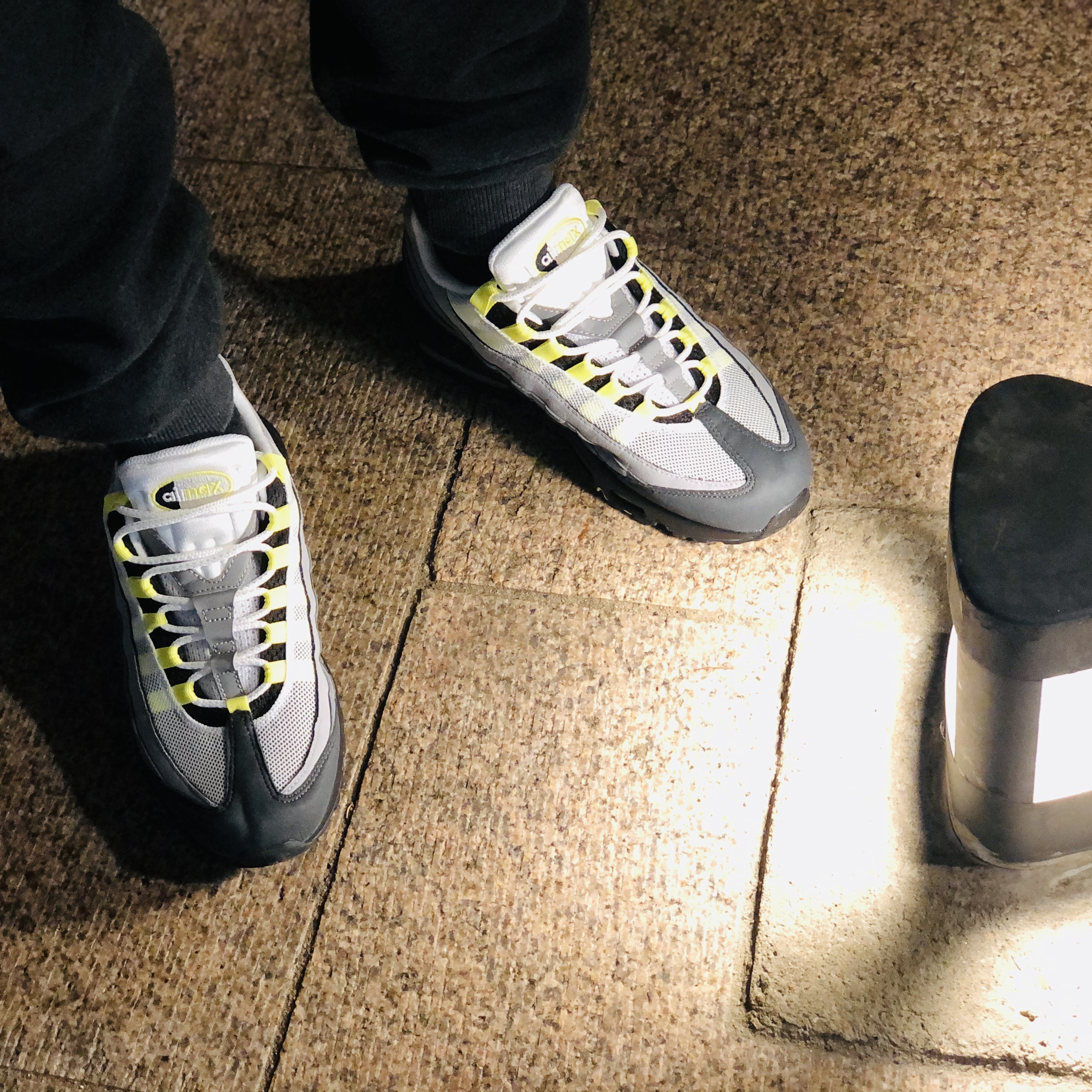 Nike Air Max 95 OG Neon Yellow 2020 착용 스타일