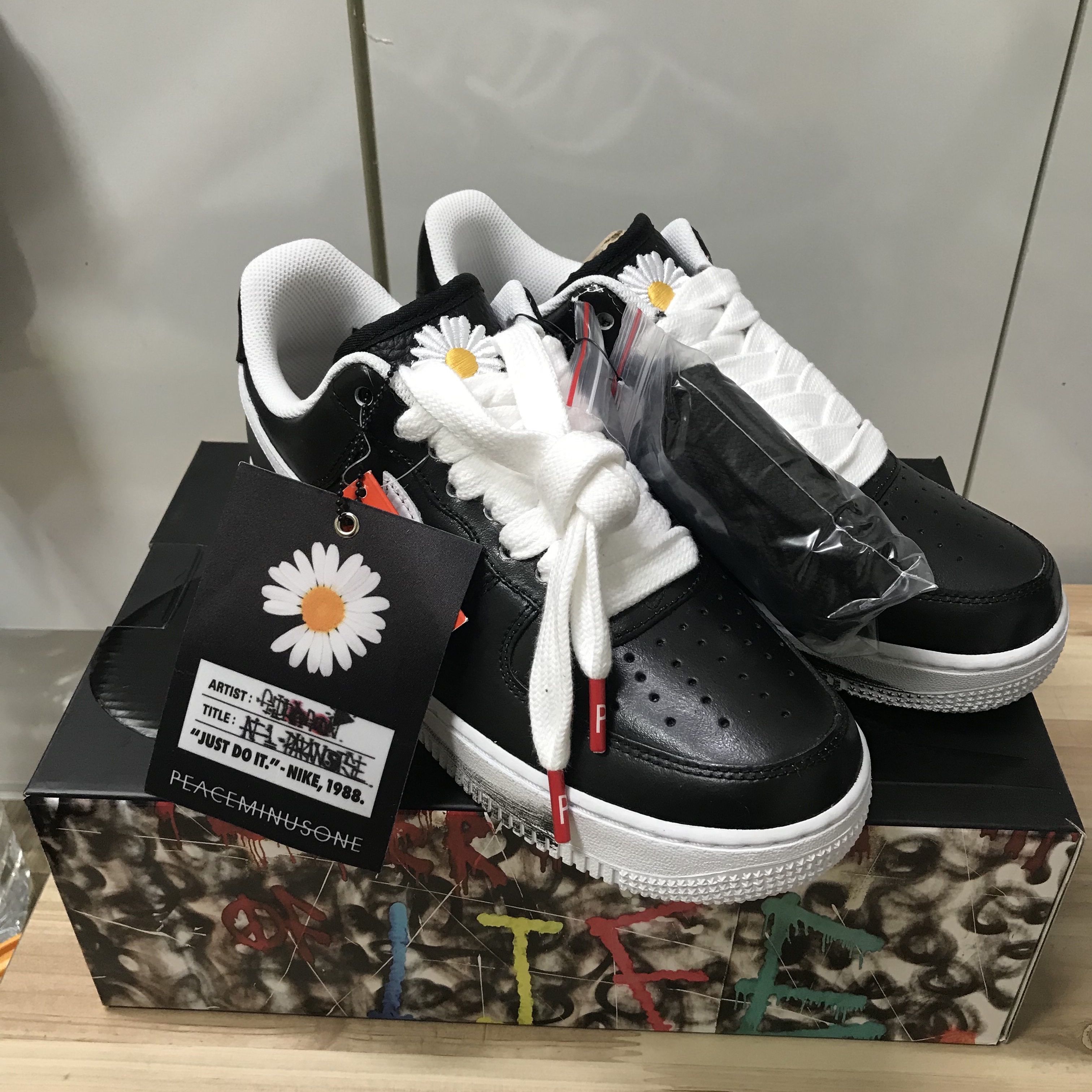 Nike x Peaceminusone Air Force 1 Low Para-Noise 착용 스타일 - 2