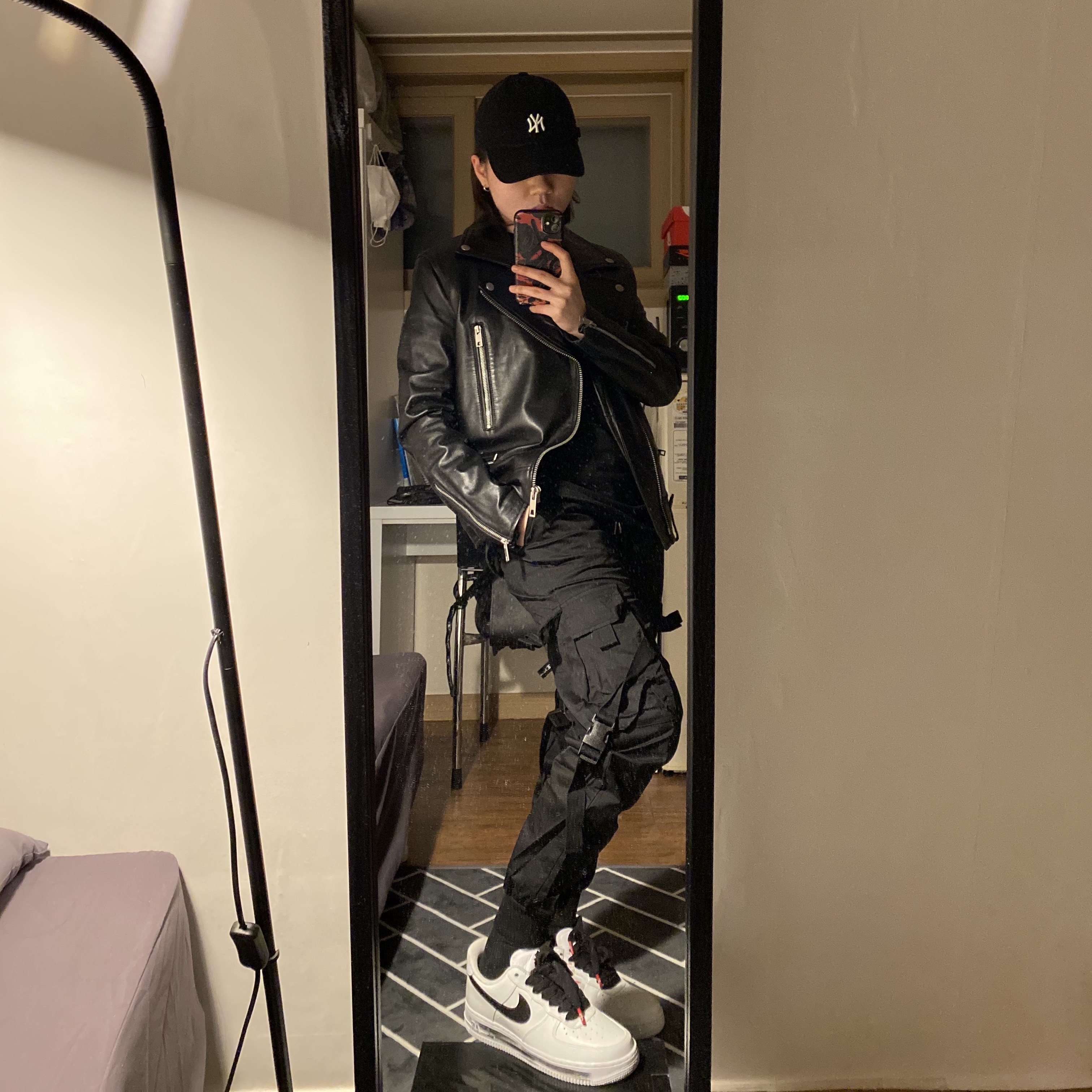 Nike x Peaceminusone Air Force 1 Low Para-Noise 2.0 착용 스타일