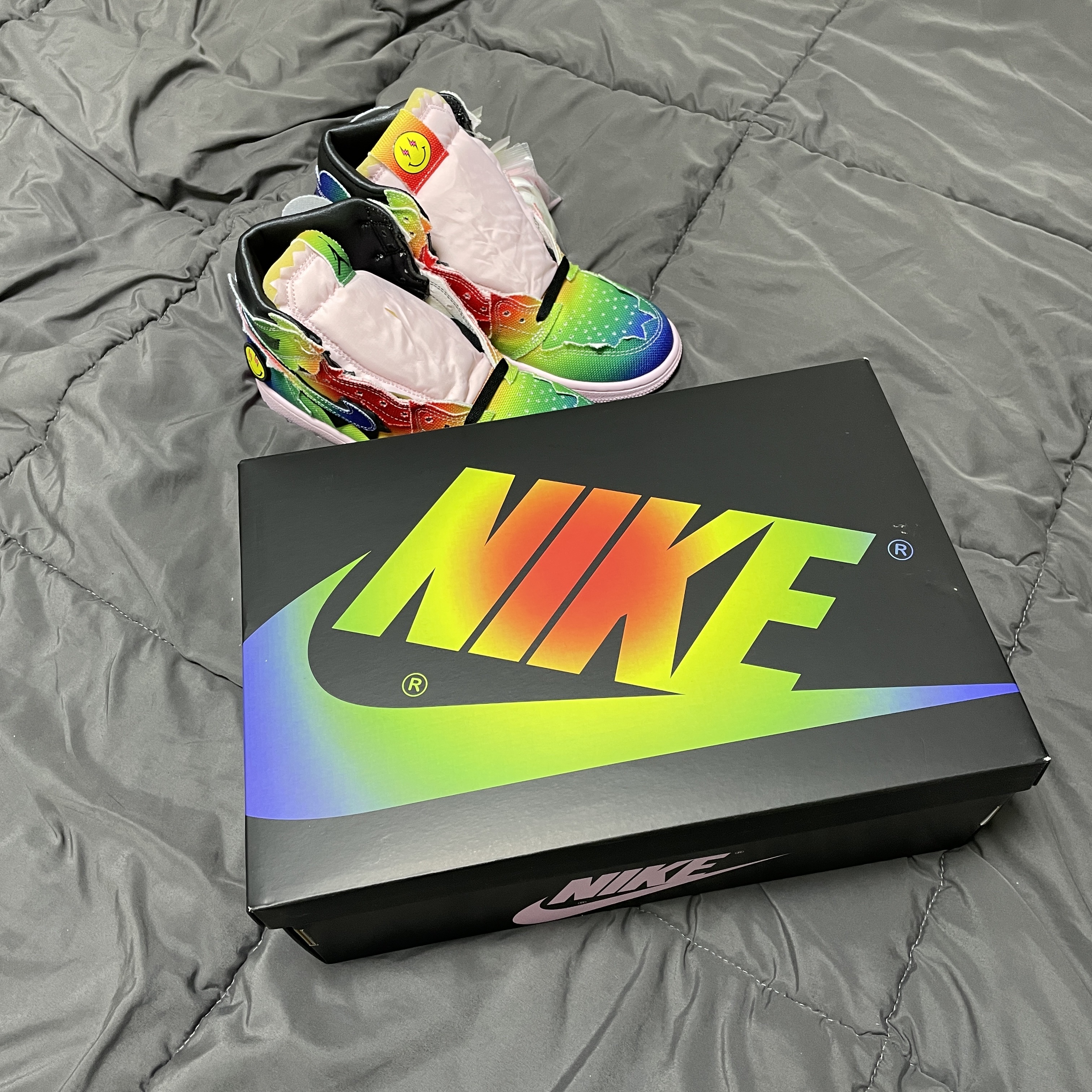 Jordan 1 x J Balvin Retro High OG 착용 스타일 - 4