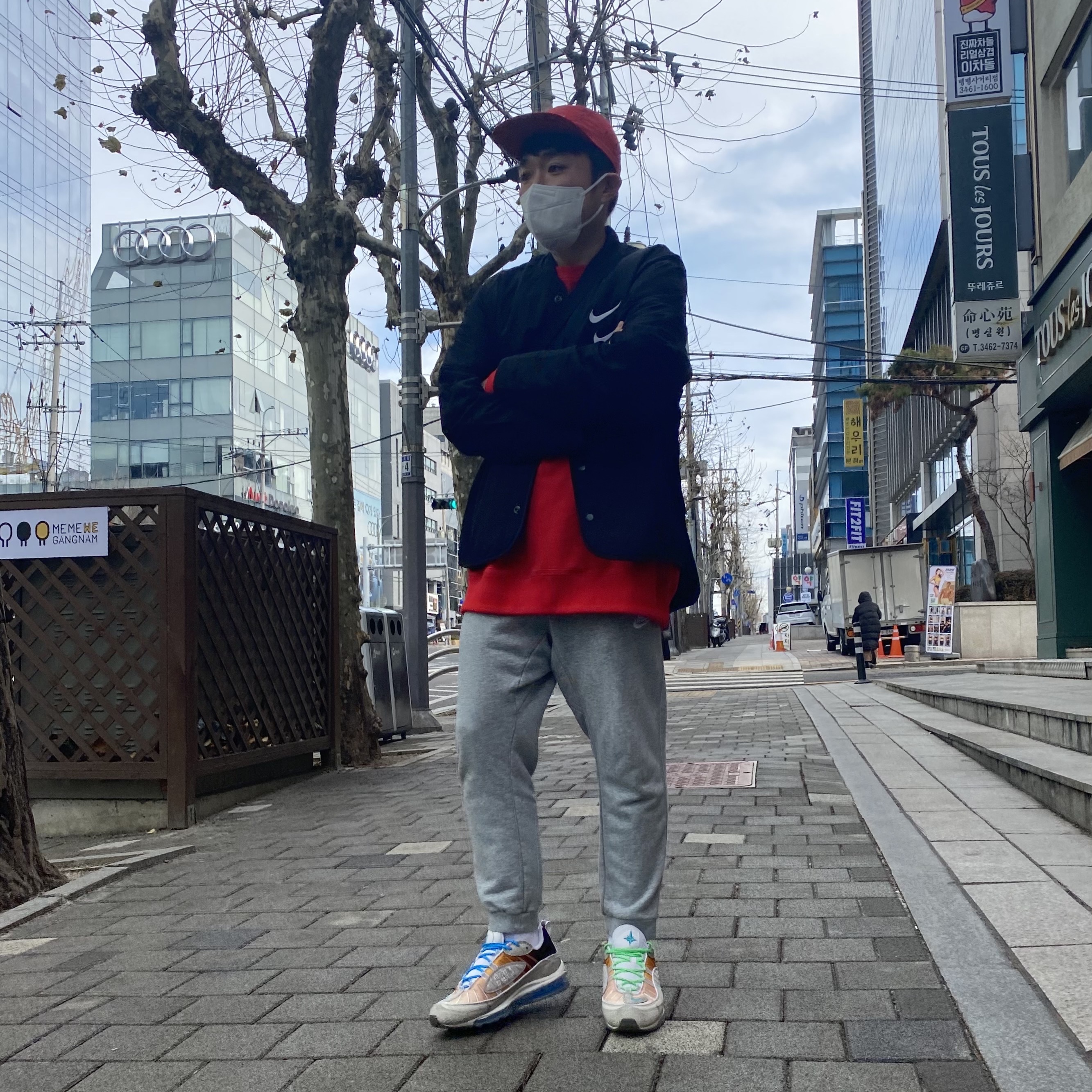 Nike Air Max 98 La Mezcla 착용 스타일