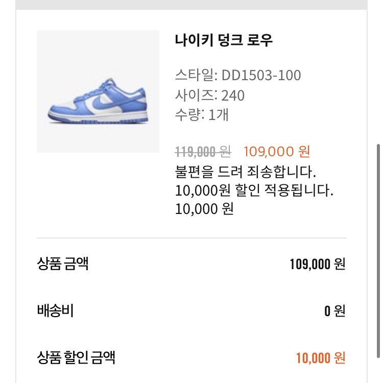 (W) Nike Dunk Low Coast 착용 스타일 - 3