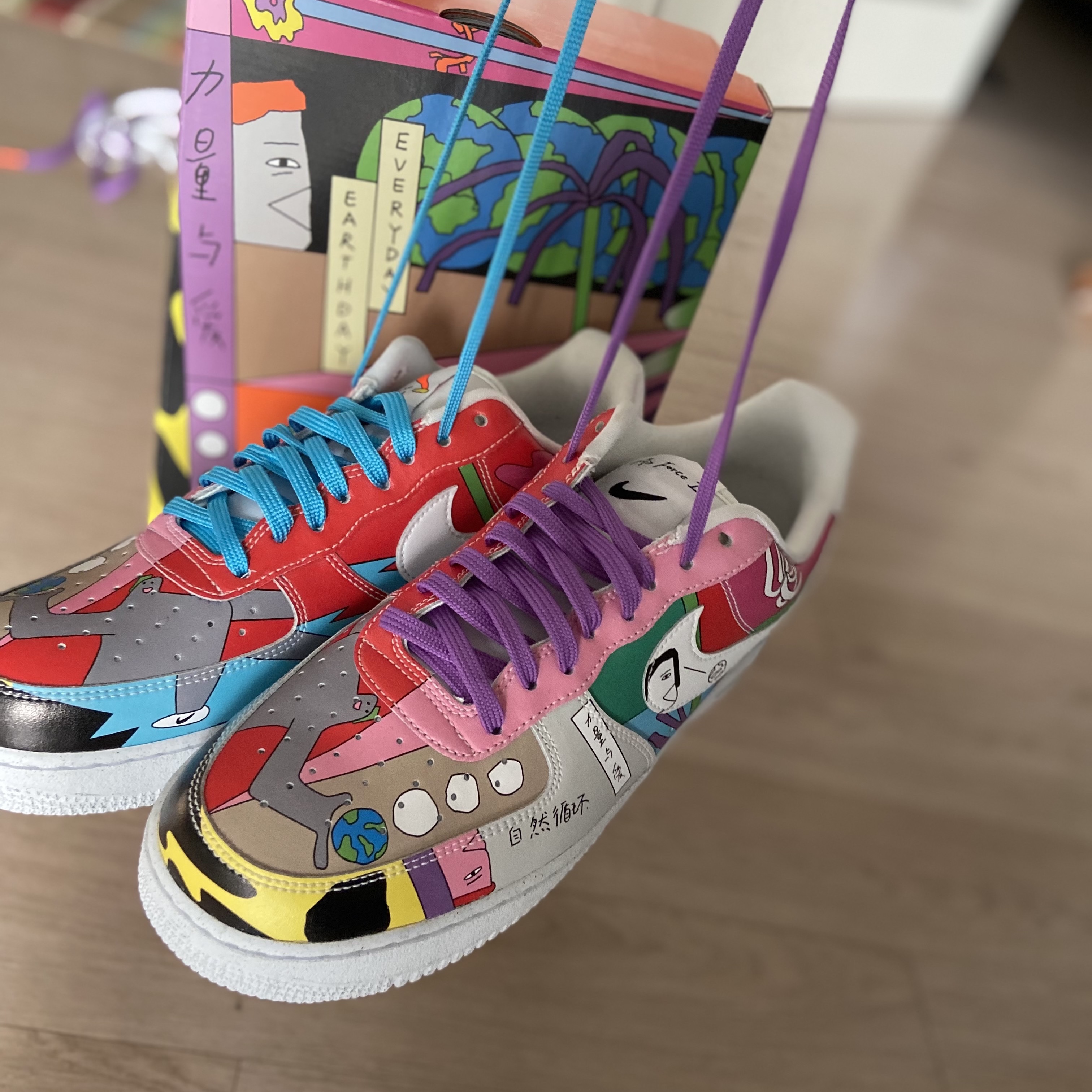 Nike x Ruohan Wang Air Force 1 Low Flyleather 착용 스타일 - 2