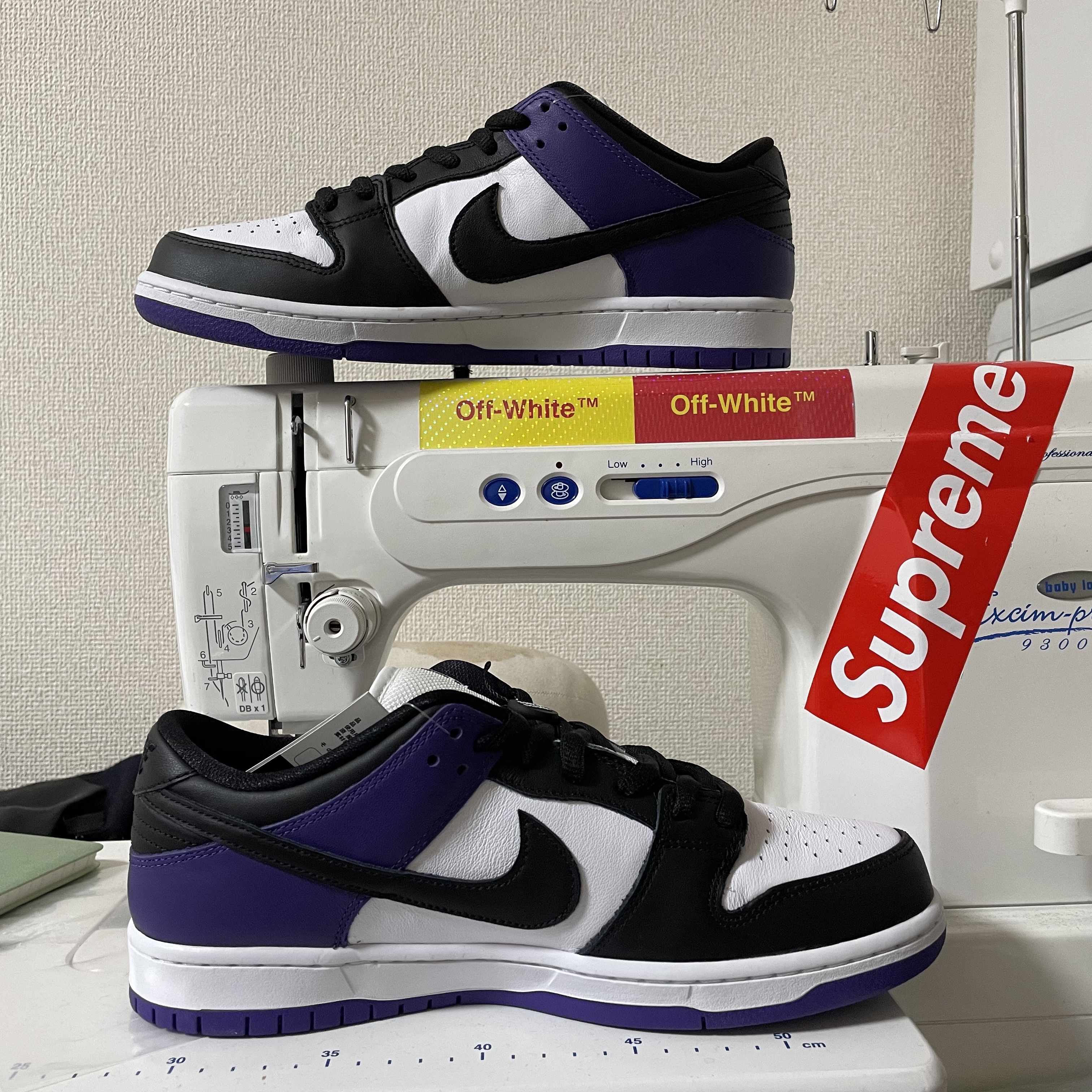 Nike SB Dunk Low Pro Court Purple 착용 스타일