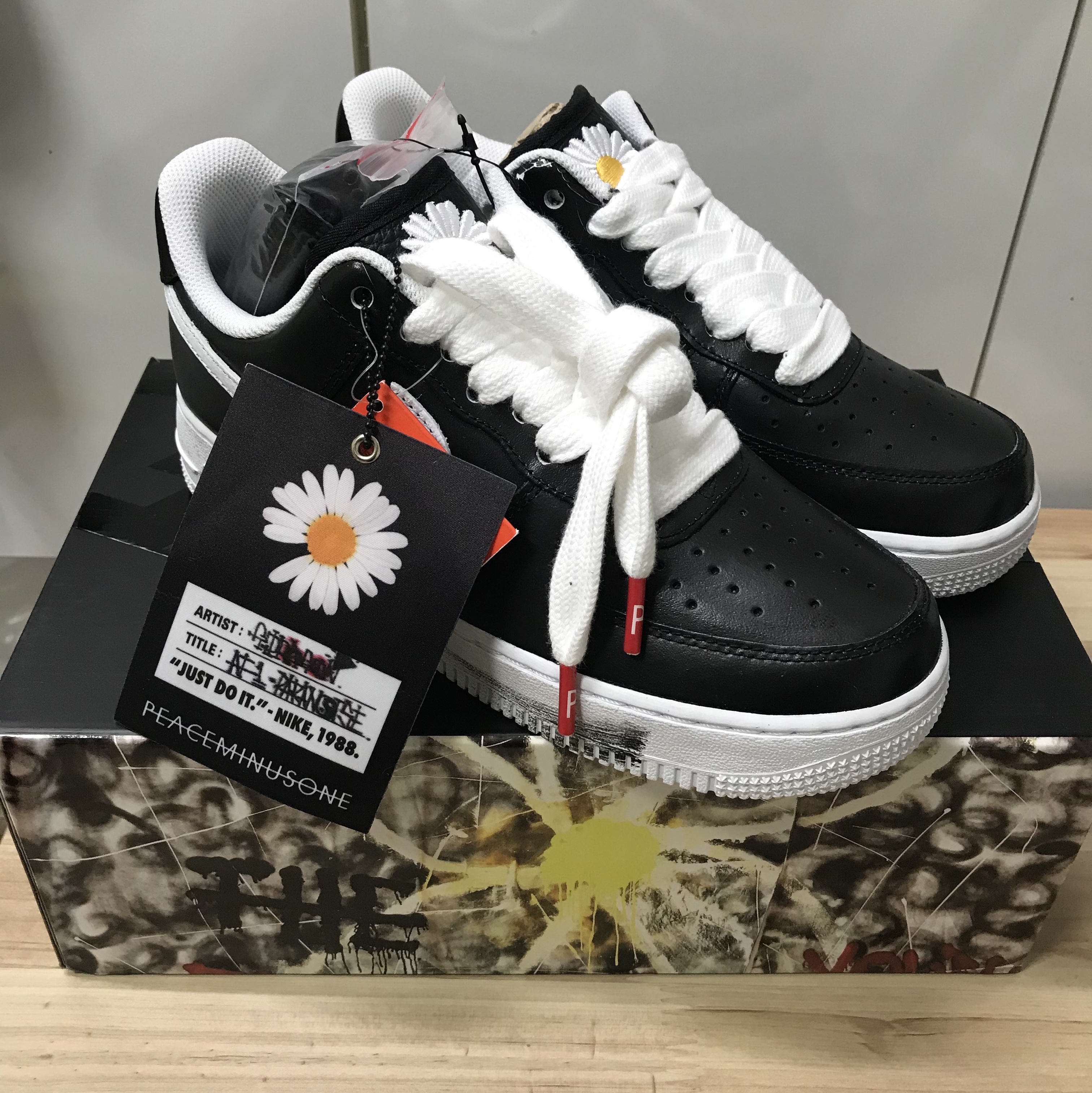 Nike x Peaceminusone Air Force 1 Low Para-Noise 착용 스타일 - 1