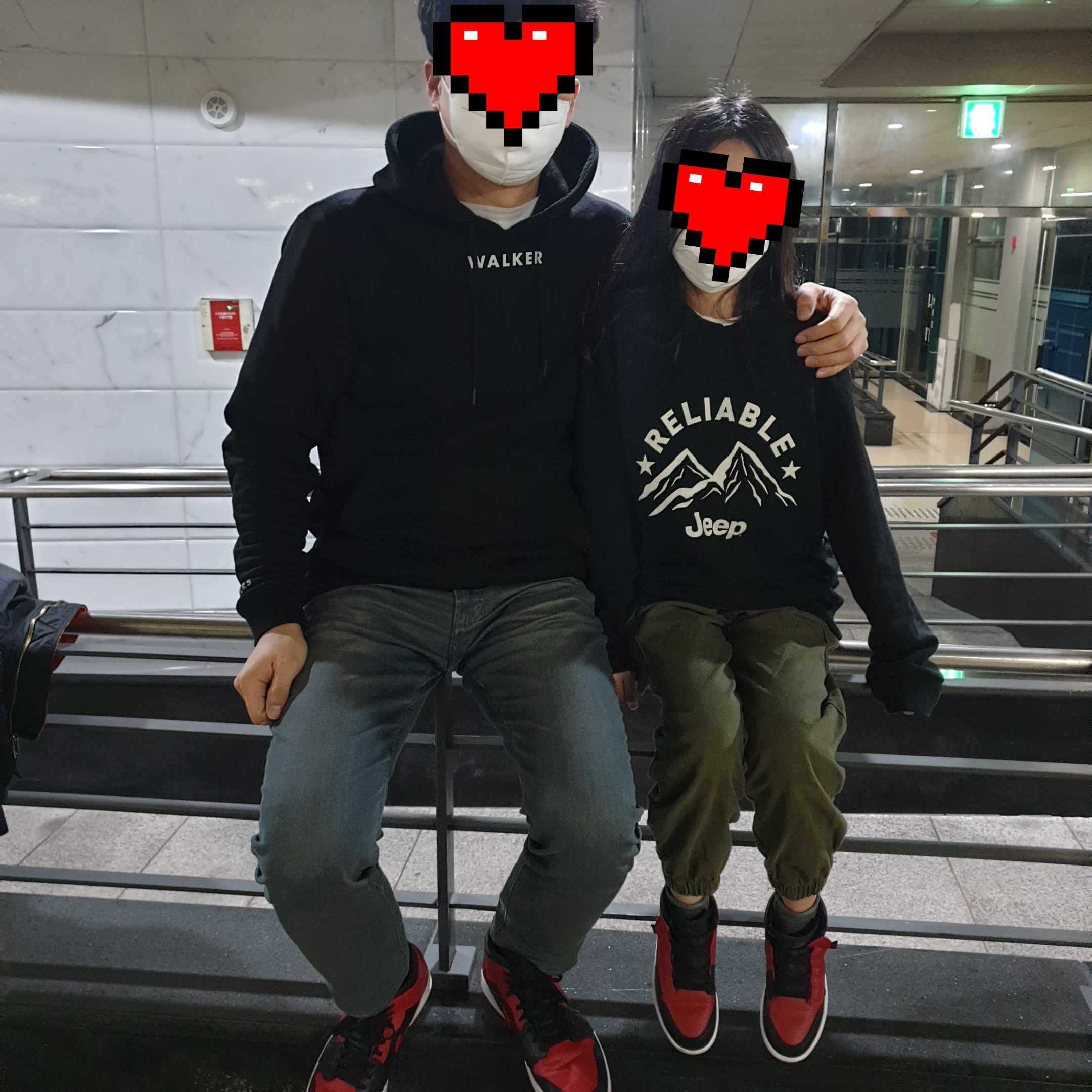Jordan 1 Mid Bred Banned 2020 착용 스타일 - 1
