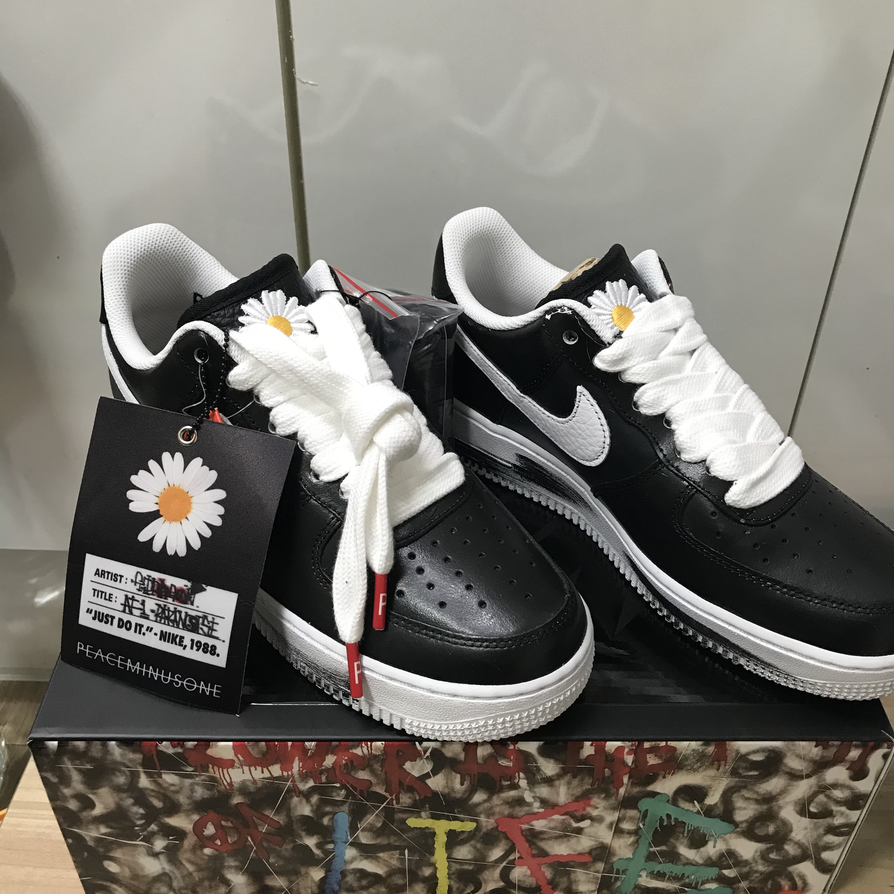 Nike x Peaceminusone Air Force 1 Low Para-Noise 착용 스타일 - 3