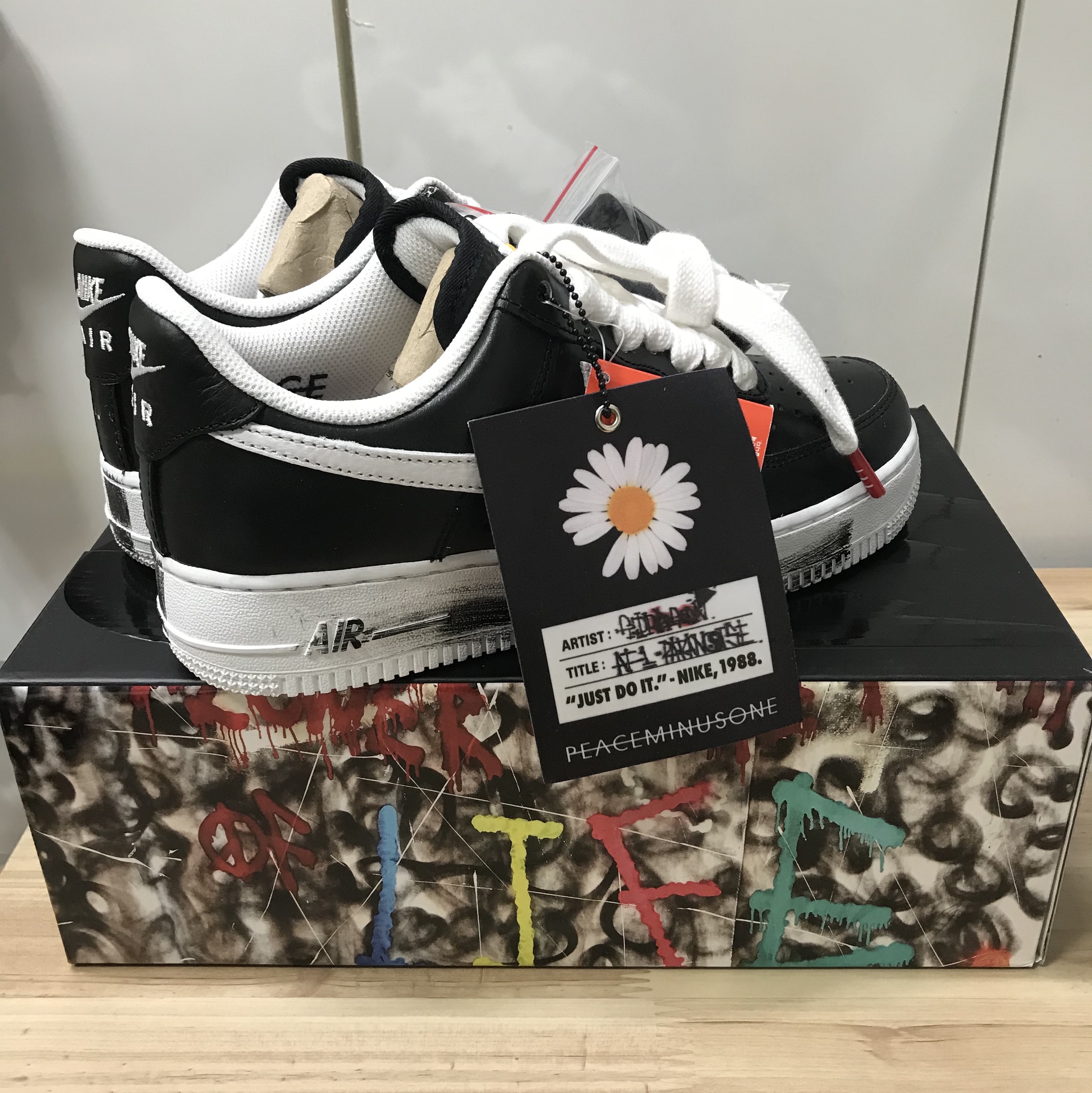 Nike x Peaceminusone Air Force 1 Low Para-Noise 착용 스타일 - 4