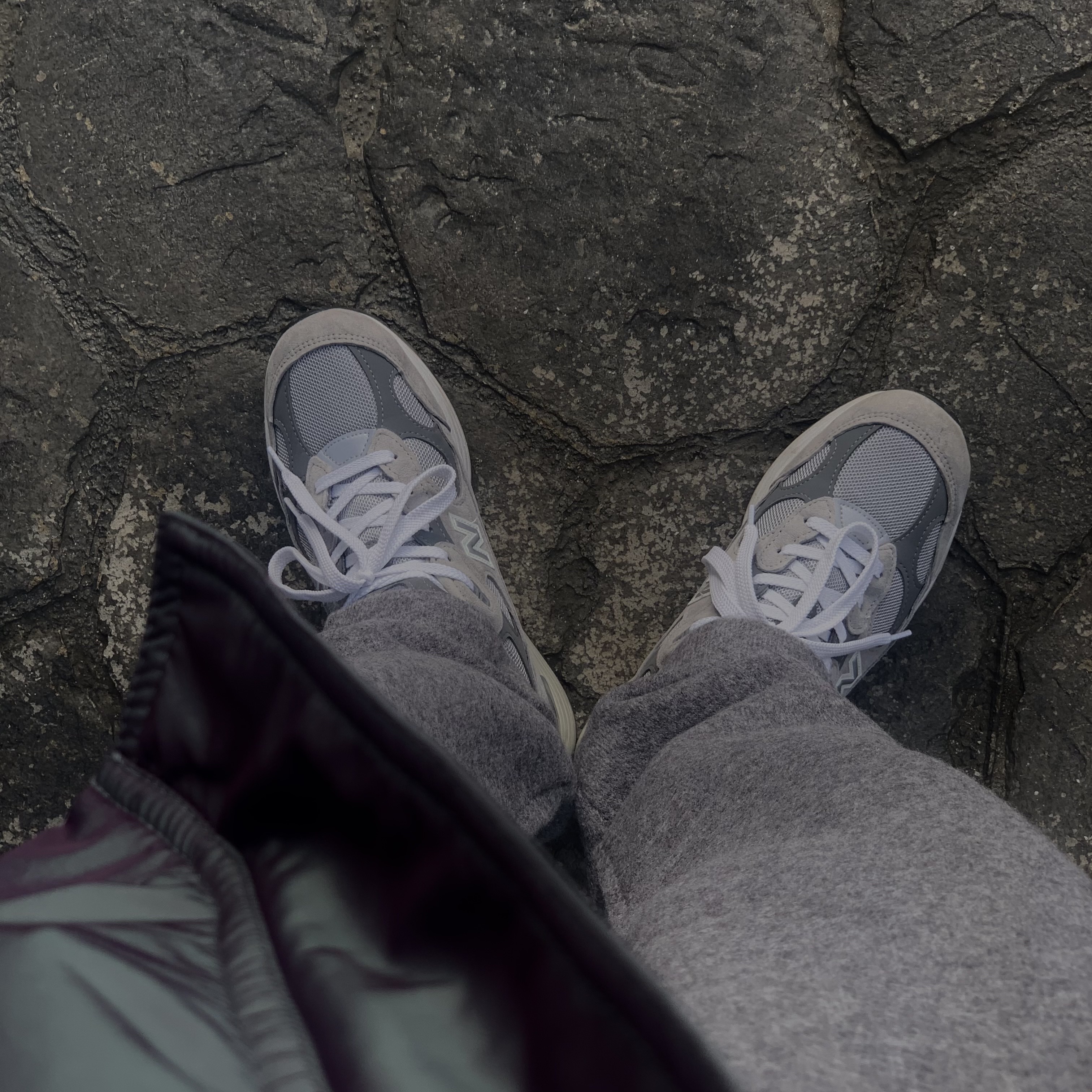 New Balance 992 Made in USA Grey - D Standard 착용 스타일