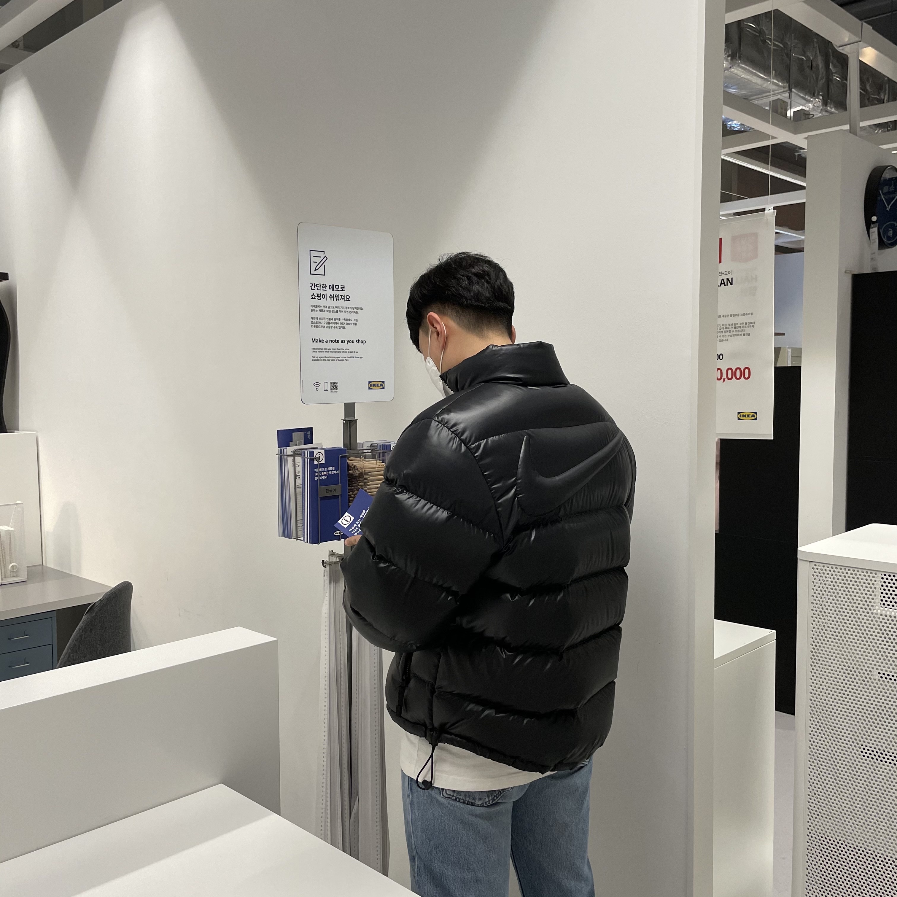 Nike x Drake Nocta Puffer Jacket Black - US/EU 착용 스타일