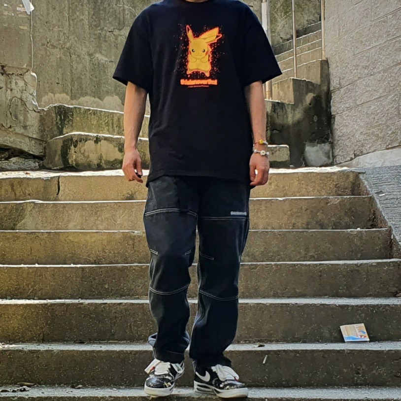 Nike x Peaceminusone Air Force 1 Low Para-Noise 착용 스타일