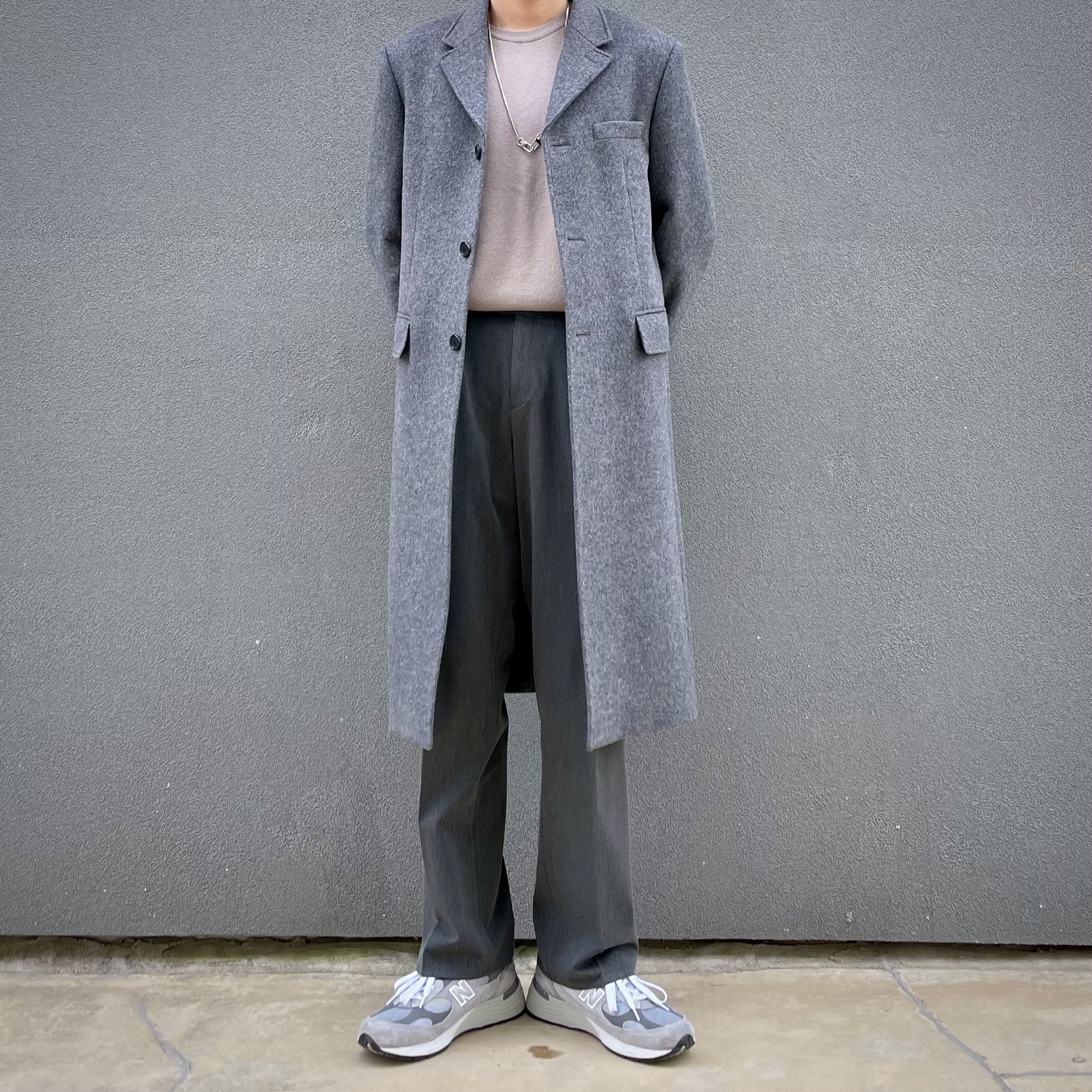 New Balance 992 Made in USA Grey - D Standard 착용 스타일