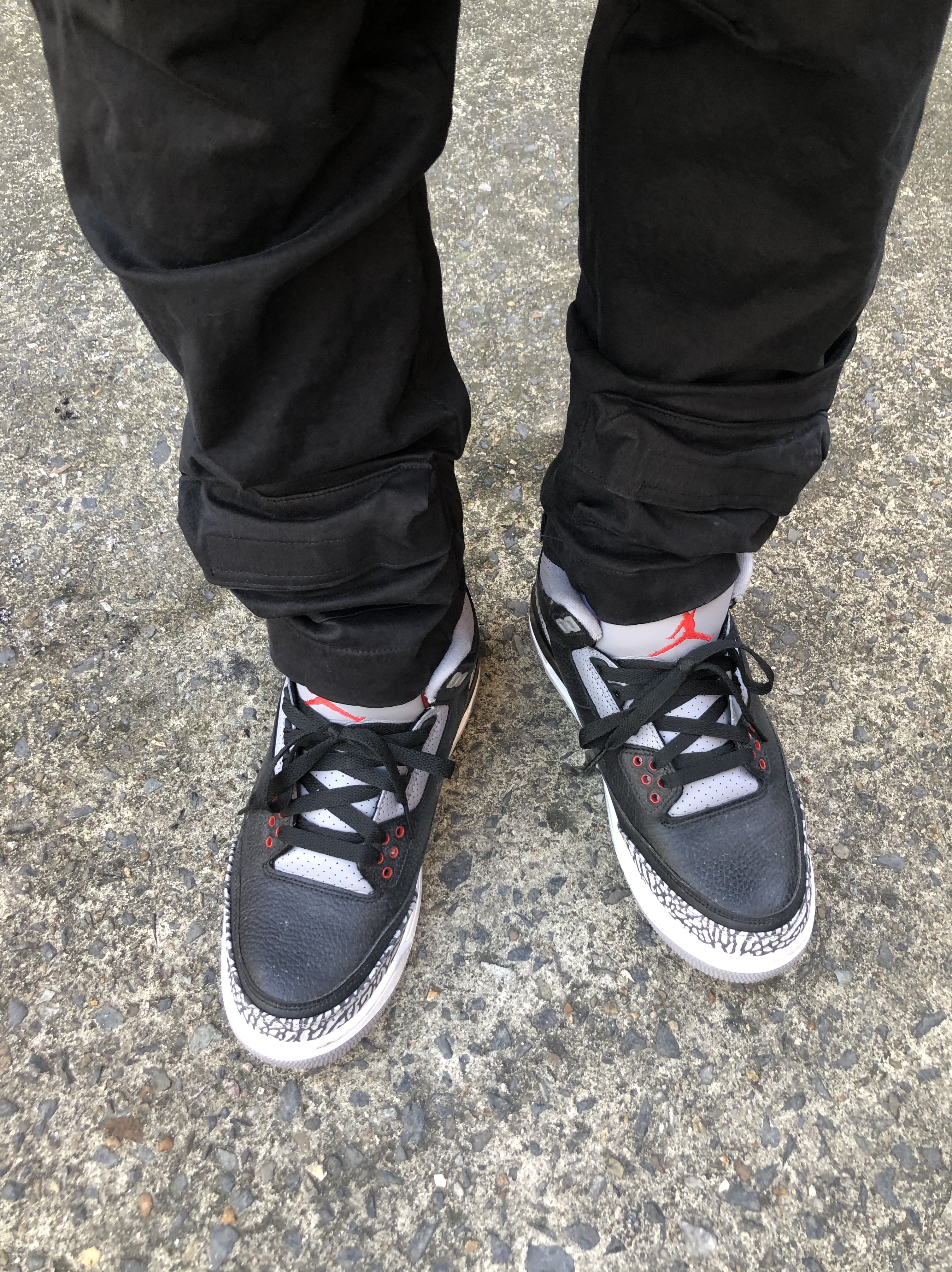 Jordan 3 Retro OG Black Cement 2018 착용 스타일 - 2