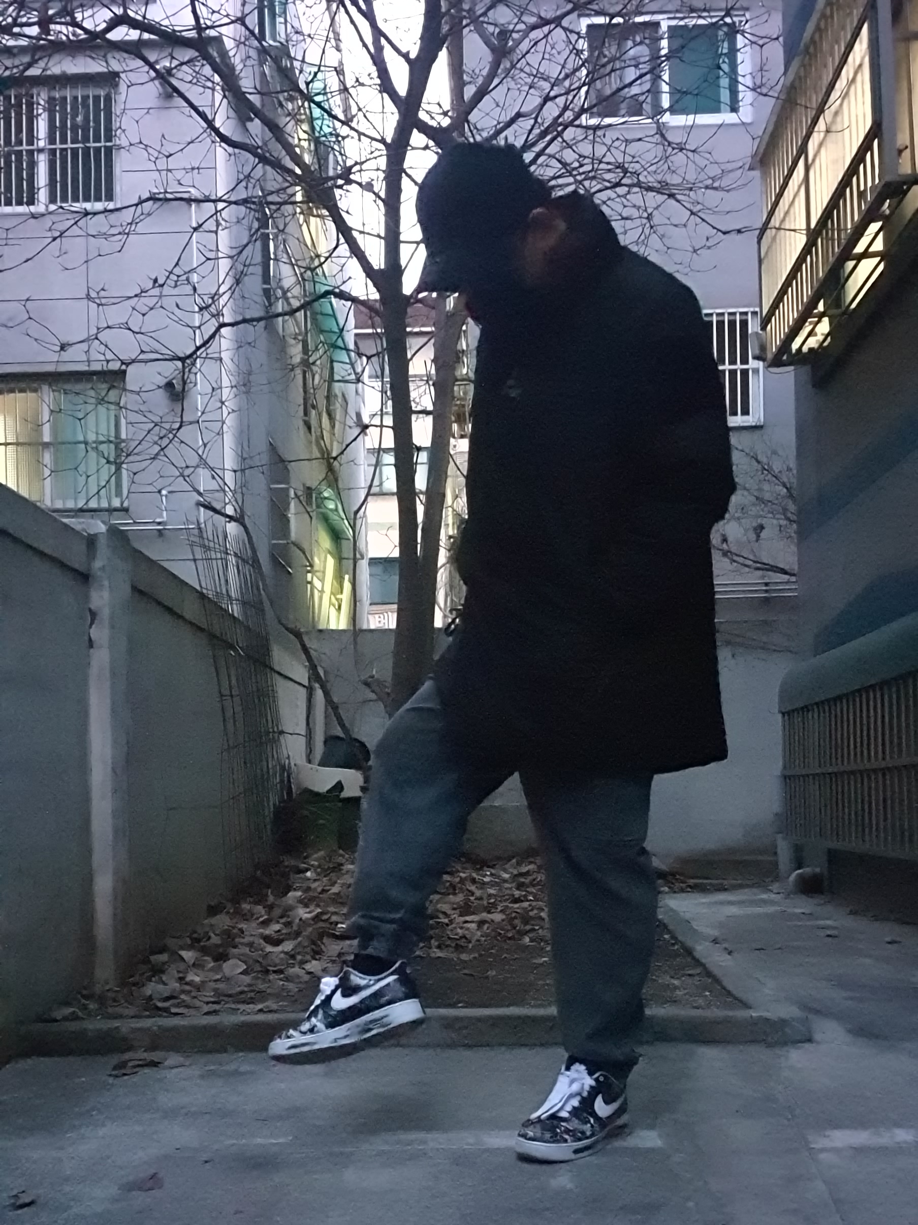 Nike x Peaceminusone Air Force 1 Low Para-Noise 착용 스타일