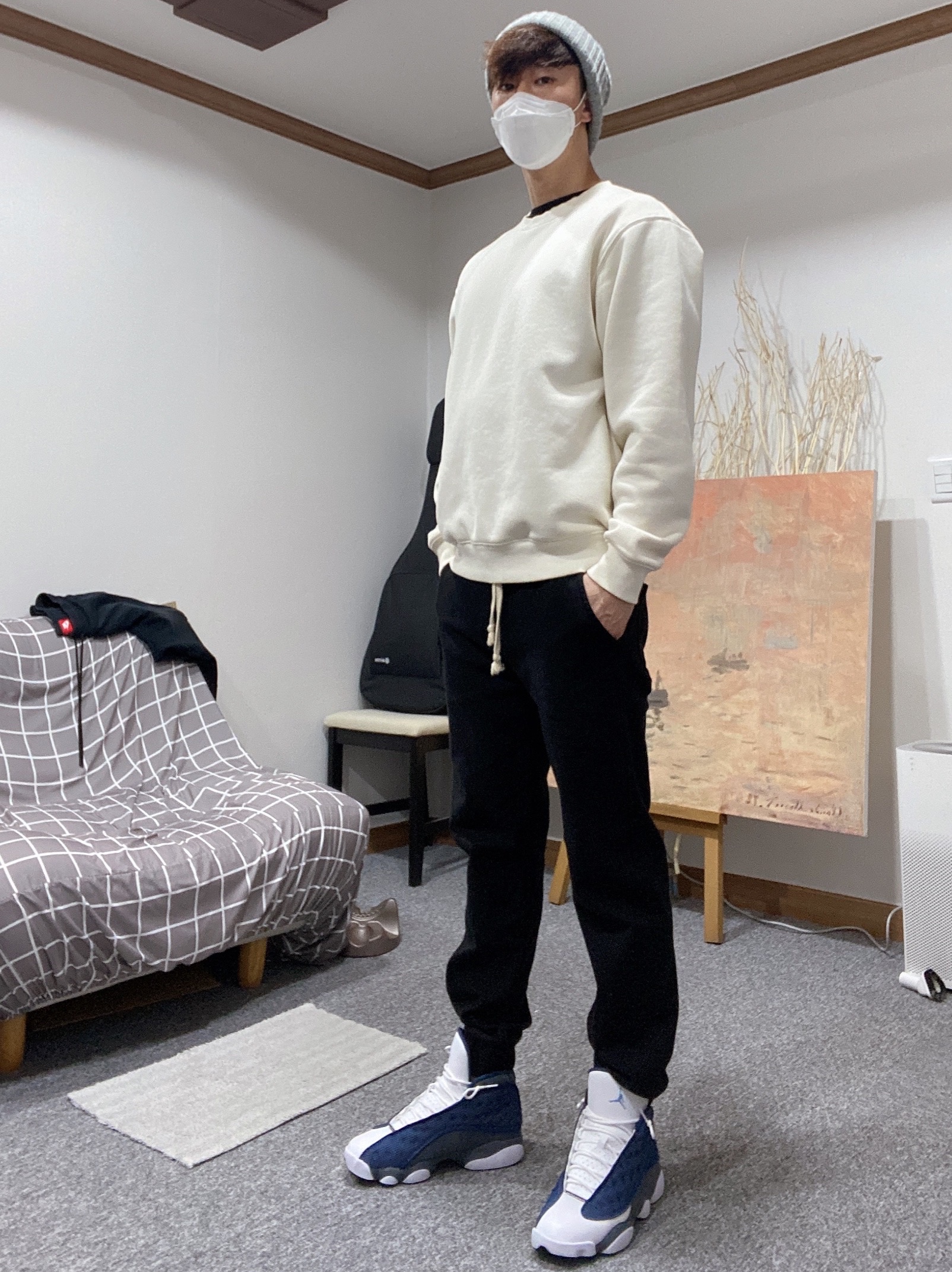 Jordan 13 Retro Flint 2020 착용 스타일