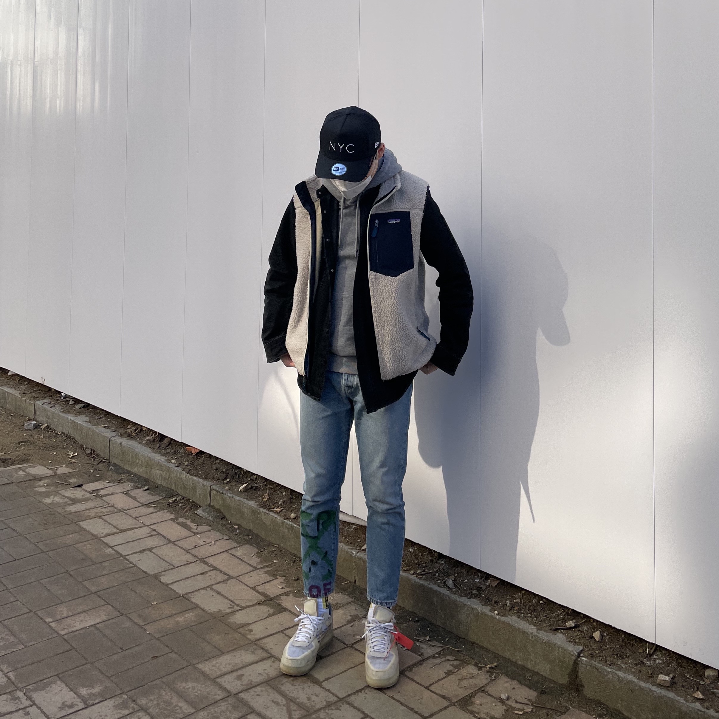 Nike x Off-White Air Force 1 Low The Ten 착용 스타일 - 2
