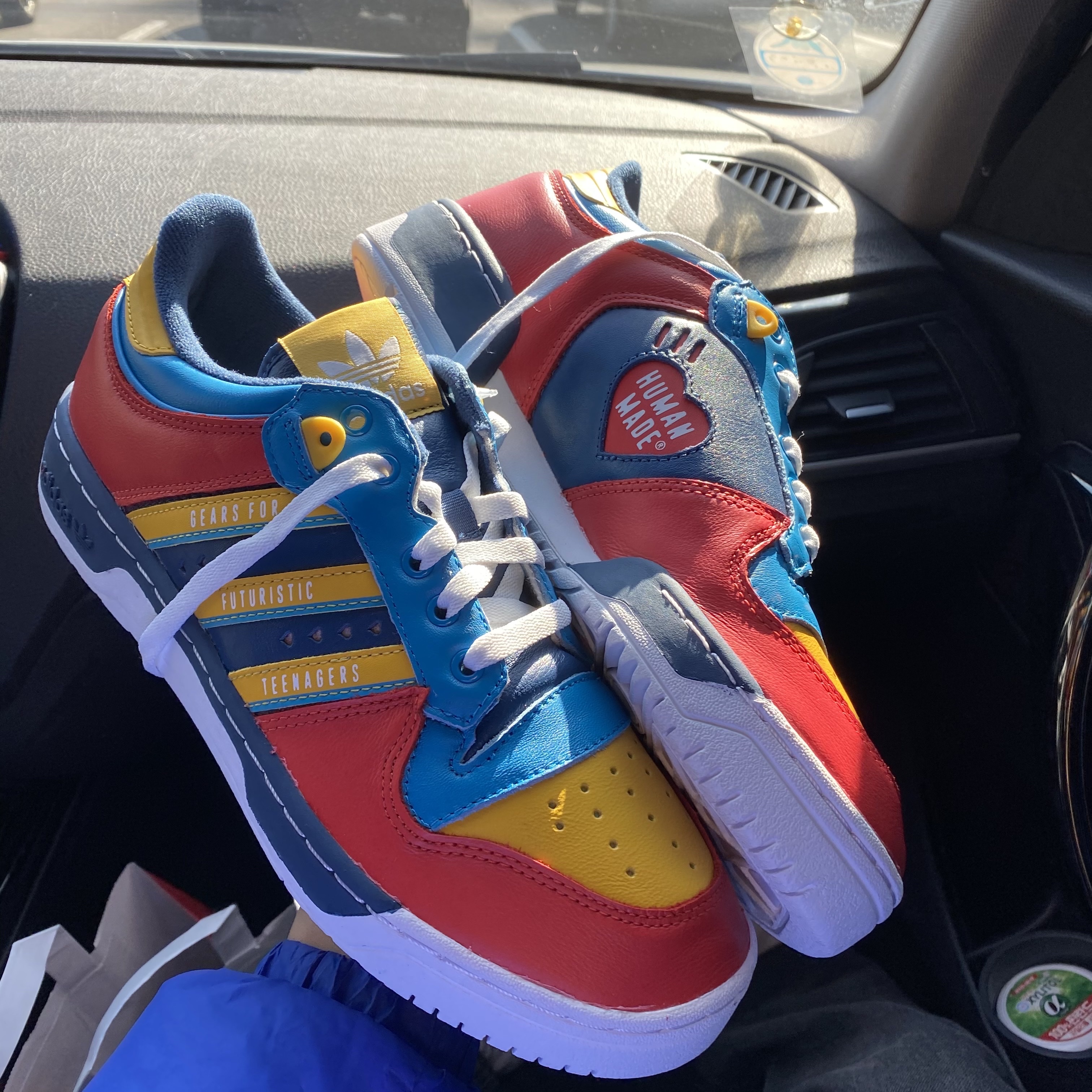 Adidas x Human Made Rivalry Night Marine 착용 스타일 - 1