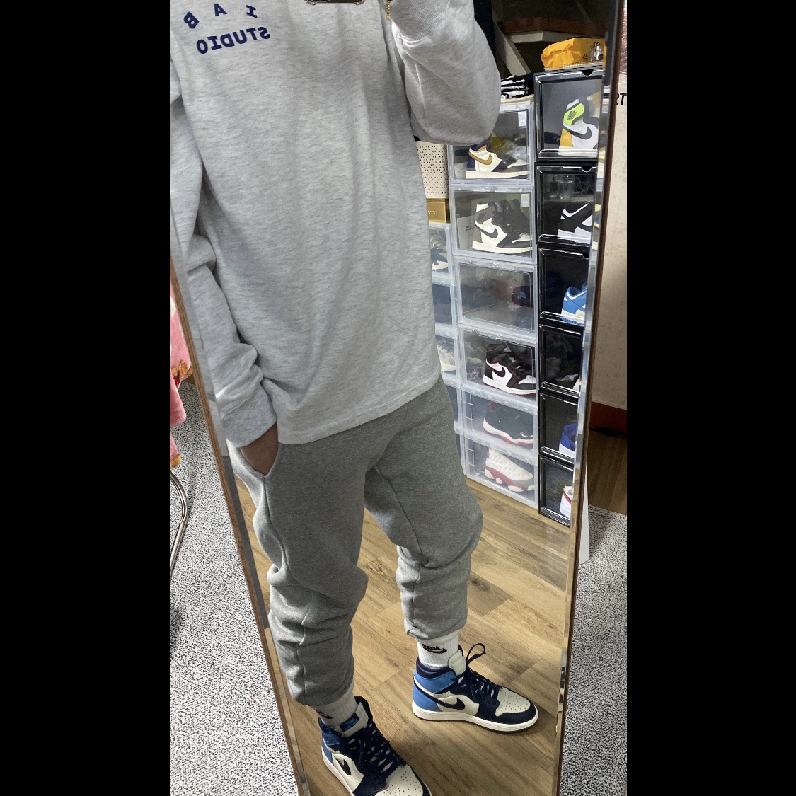 Jordan 1 Retro High Obsidian UNC 착용 스타일