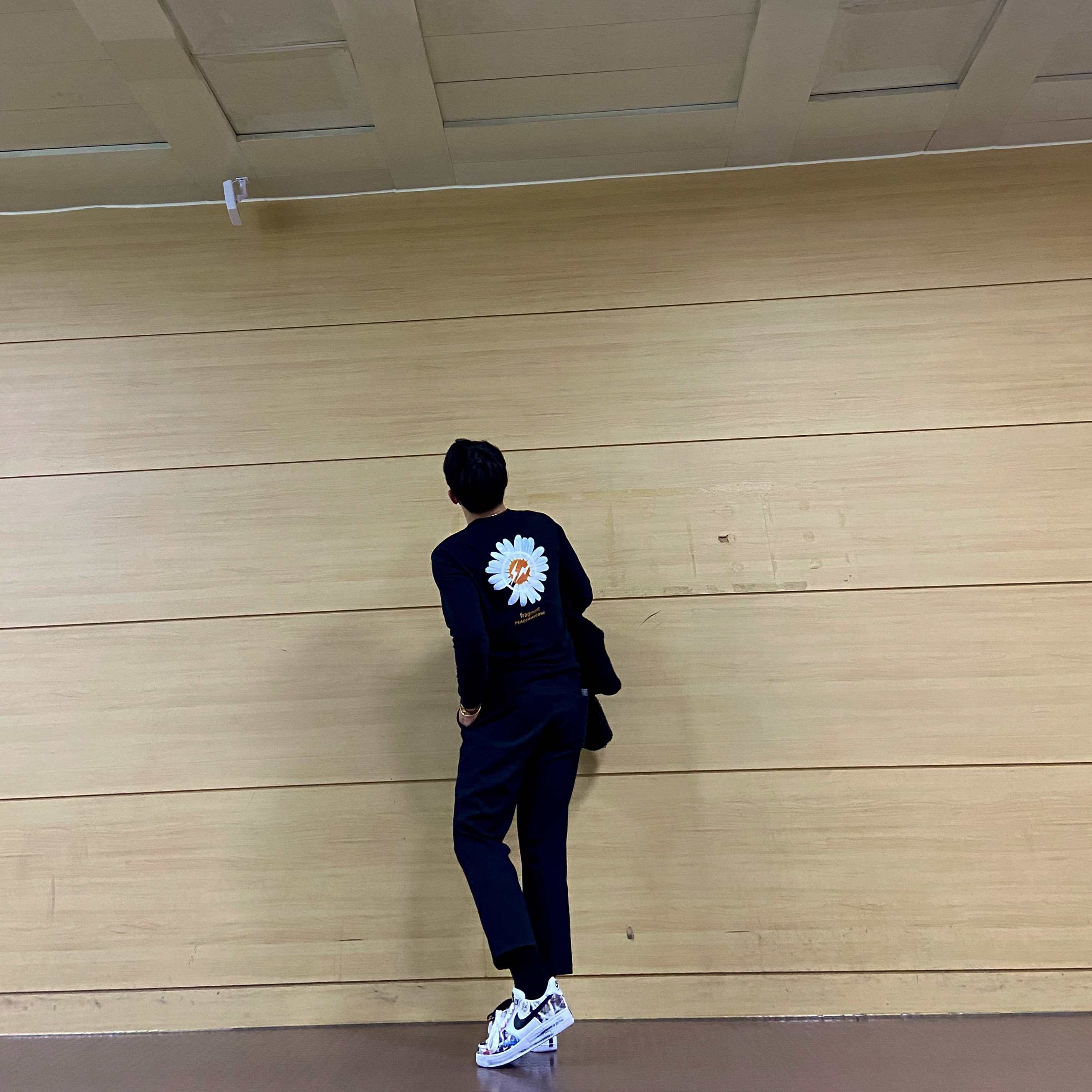 Nike x Peaceminusone Air Force 1 Low Para-Noise 2.0 착용 스타일