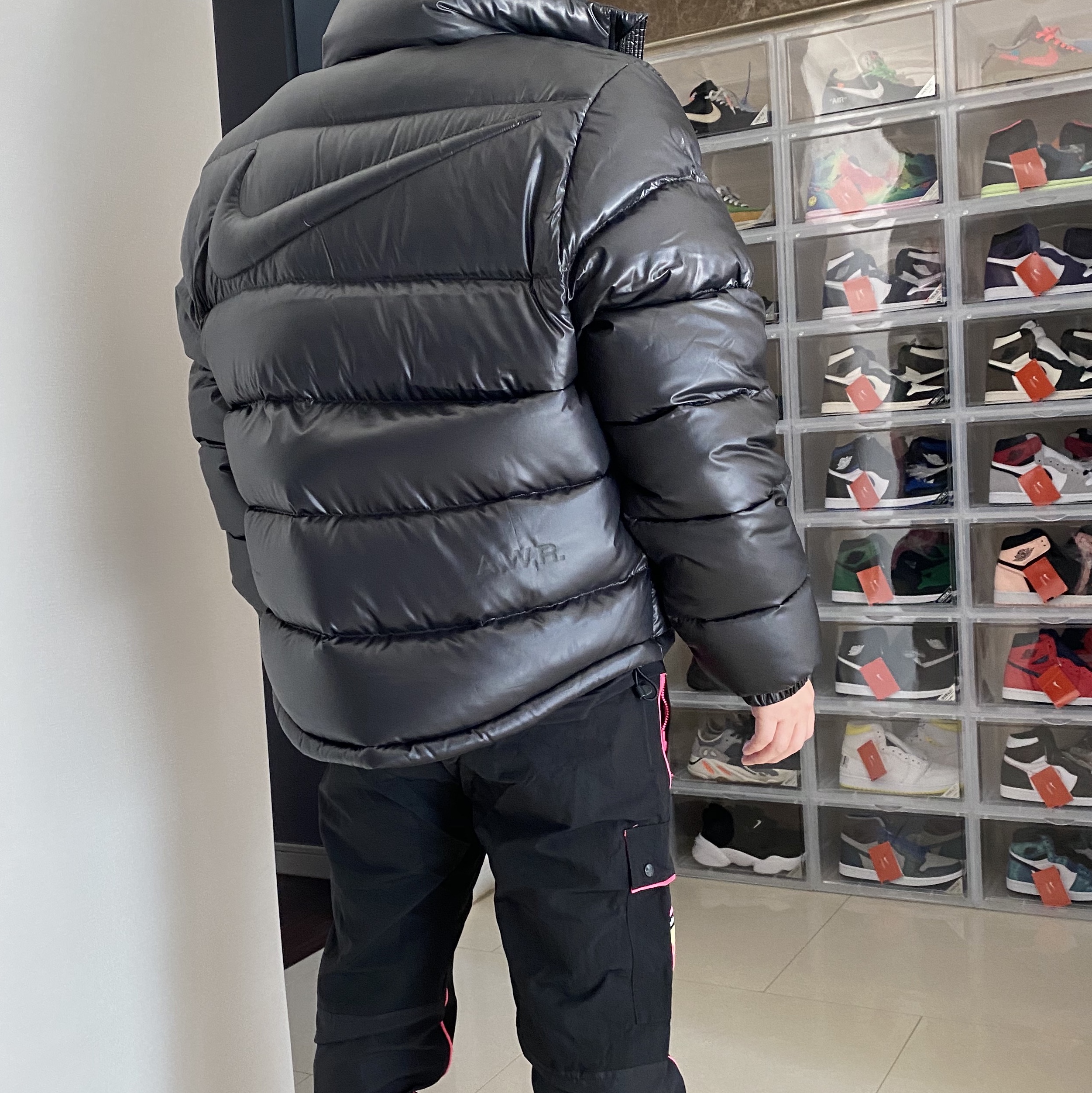 Nike x Drake Nocta Puffer Jacket Black - Asia 착용 스타일