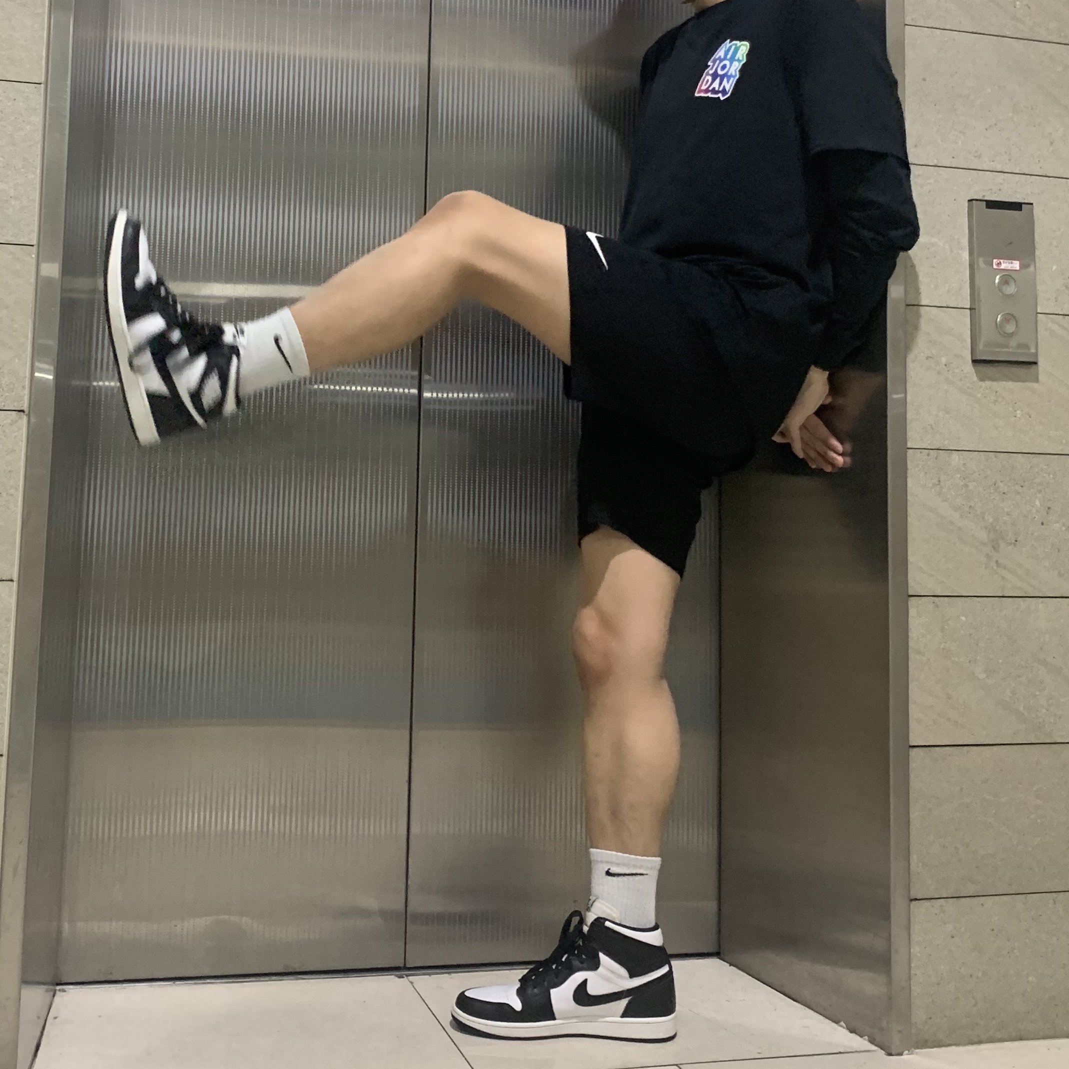 Jordan 1 Retro High OG Black White 2014 착용 스타일