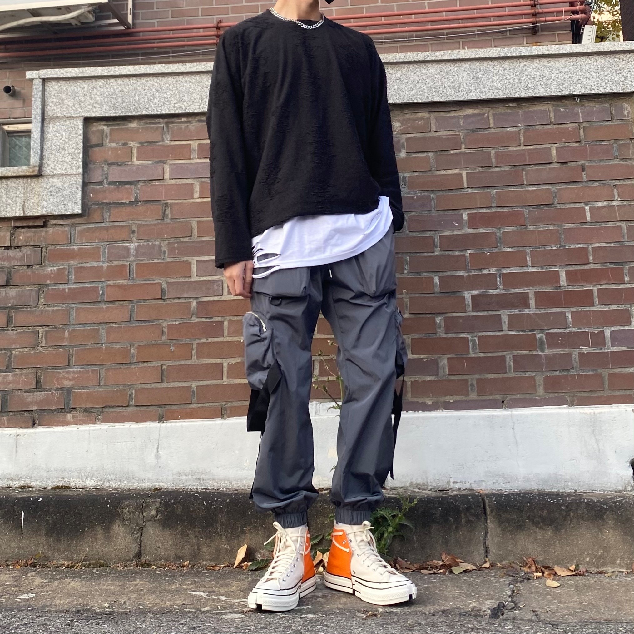 Converse x Feng Chen Wang Chuck 70 2-in-1 Persimmon Orange 착용 스타일
