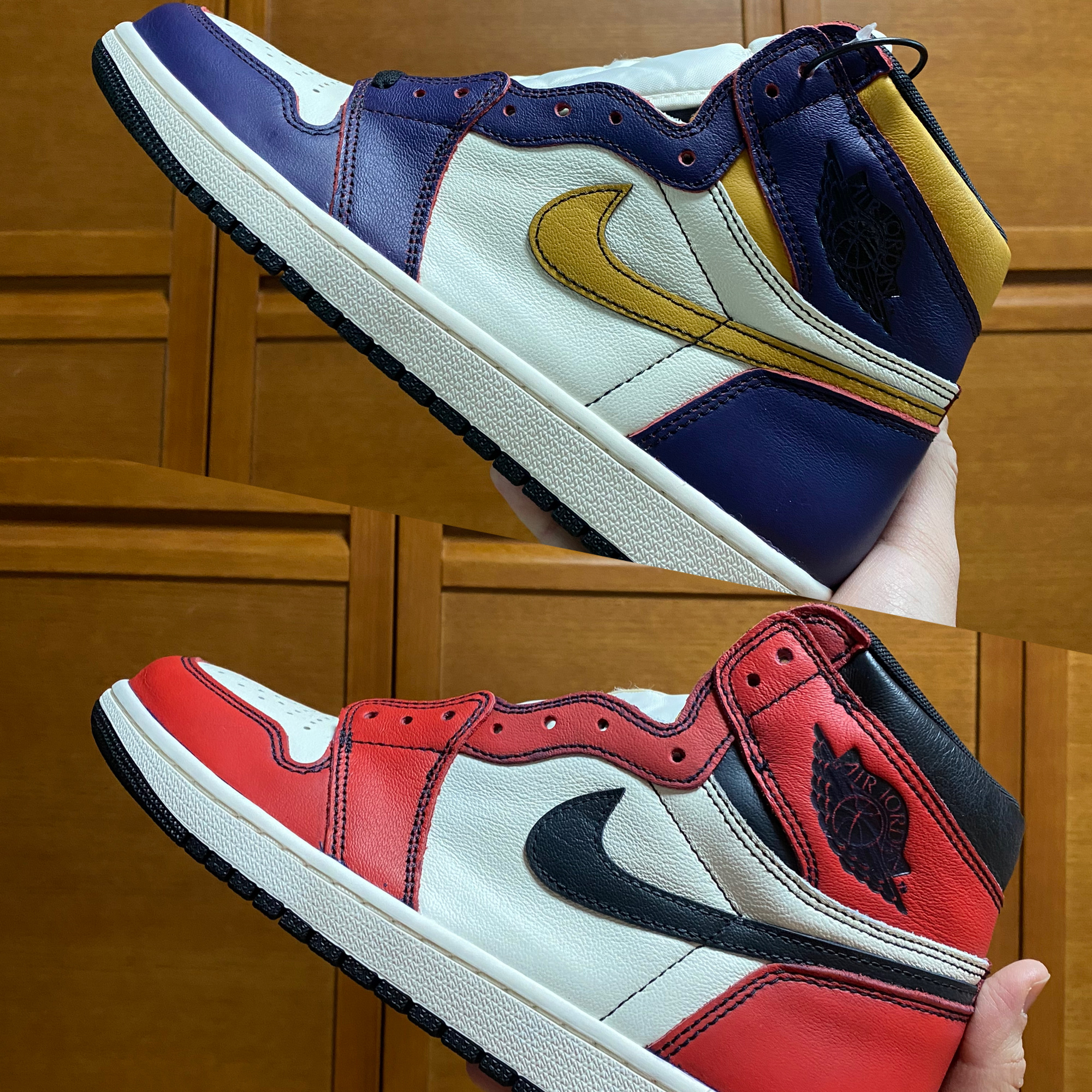 Jordan 1 Retro High OG Defiant SB LA to Chicago 착용 스타일 - 1