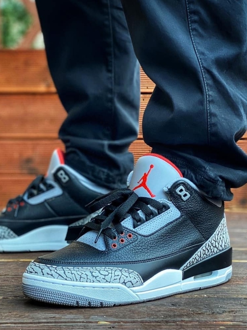 Jordan 3 Retro OG Black Cement 2018 착용 스타일 - 2