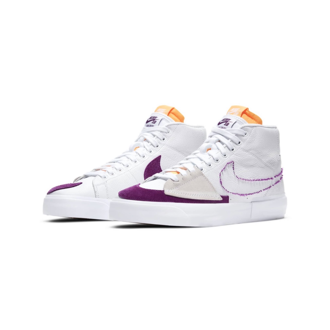Nike x Sacai Blazer Mid White Black Legend Blue, Nike x Sacai Blazer Mid Snow Beach 착용 스타일 - 3