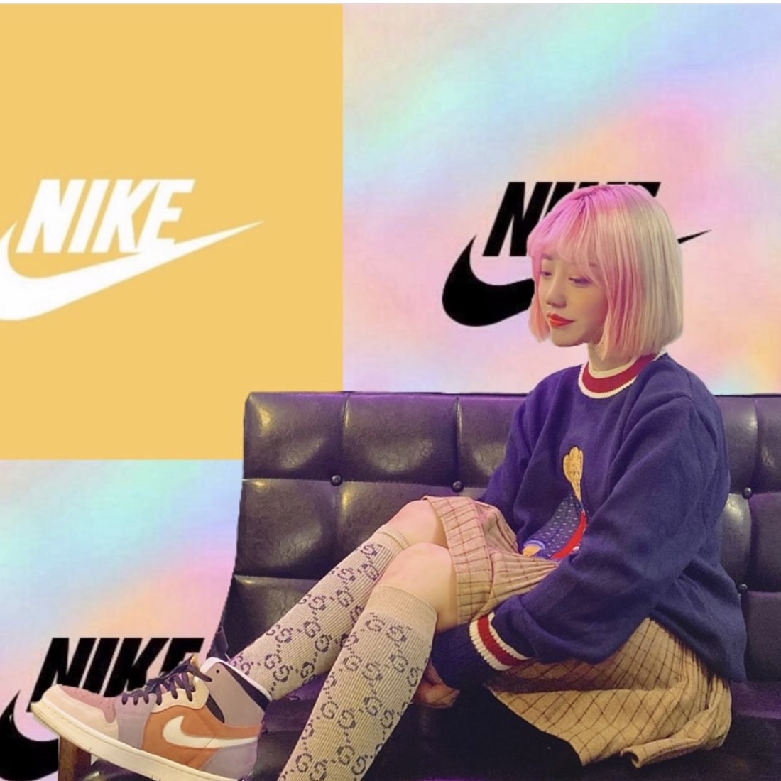 (W) Jordan 1 Zoom Air CMFT Rust 착용 스타일