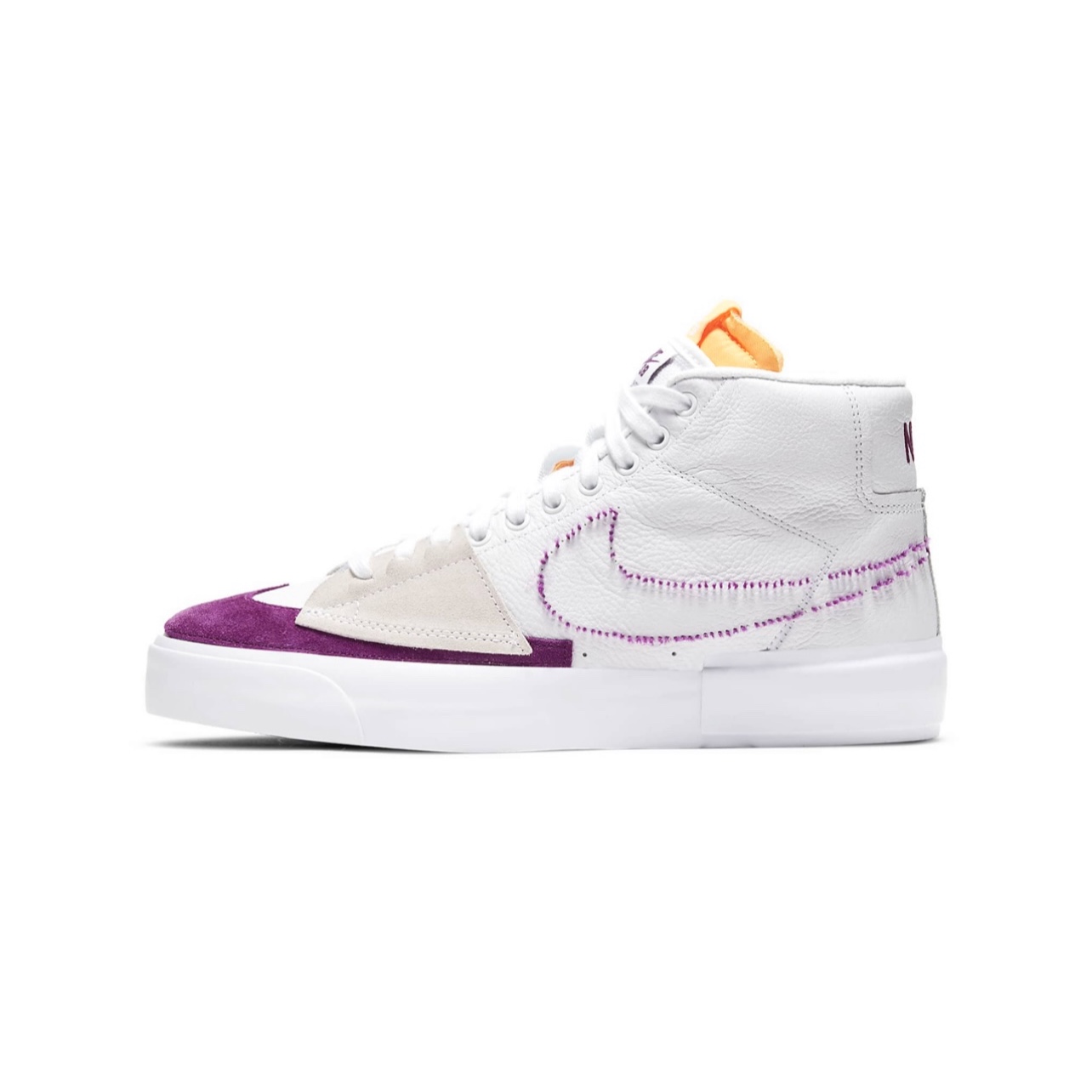 Nike x Sacai Blazer Mid White Black Legend Blue, Nike x Sacai Blazer Mid Snow Beach 착용 스타일 - 2