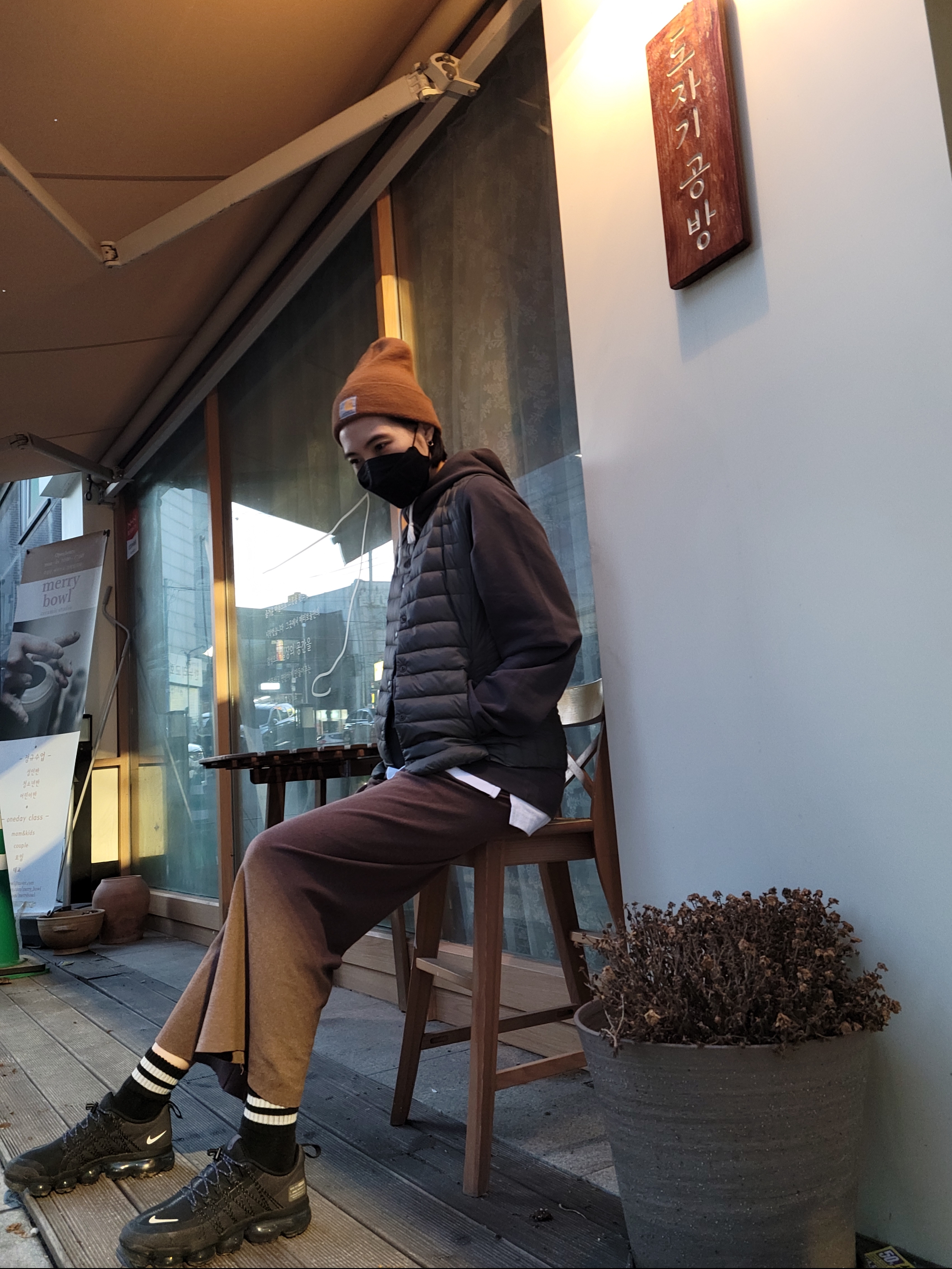 Nike Air VaporMax Run Utility Black Reflect Silver 착용 스타일