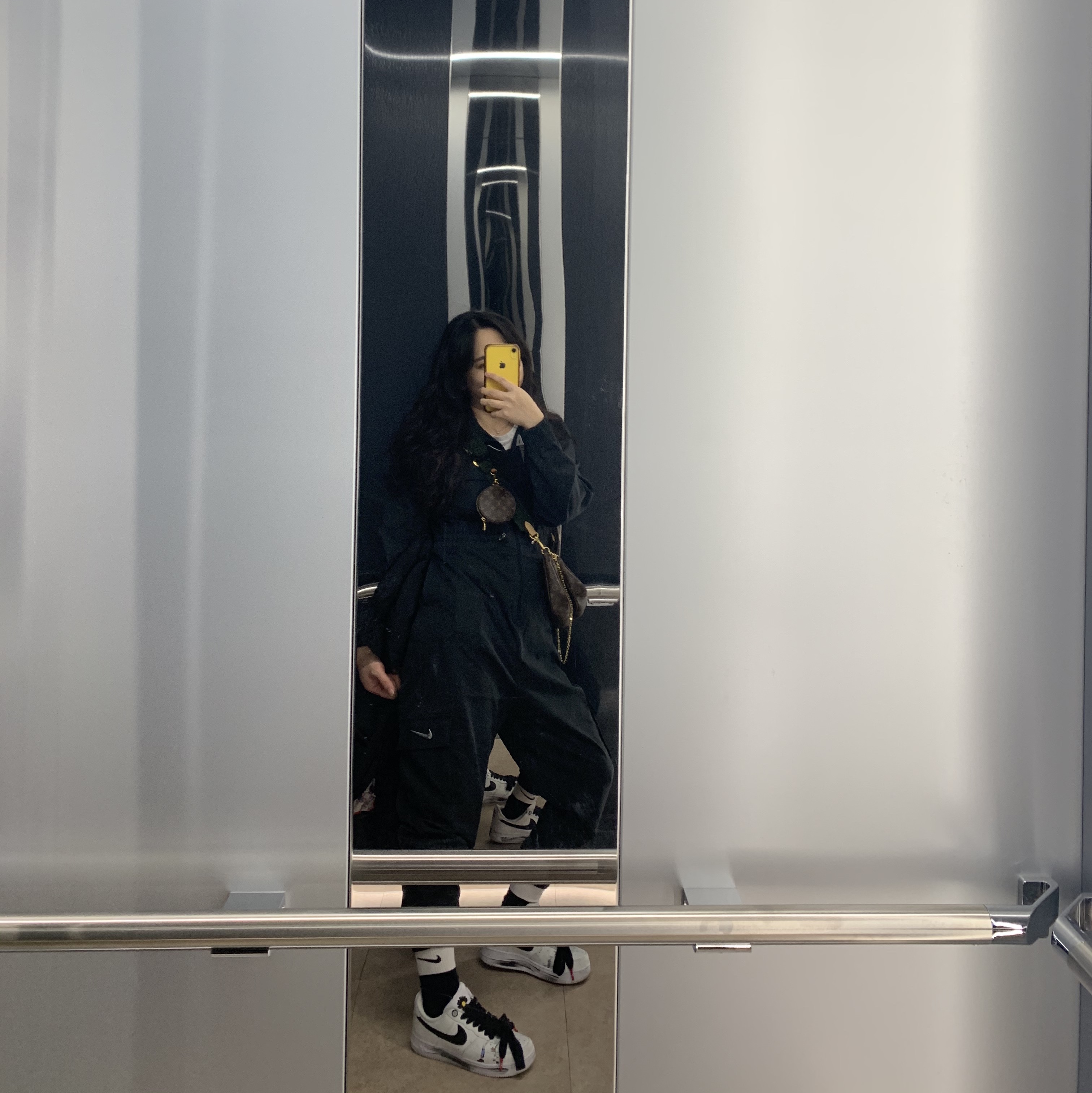 Nike x Peaceminusone Air Force 1 Low Para-Noise 2.0 착용 스타일